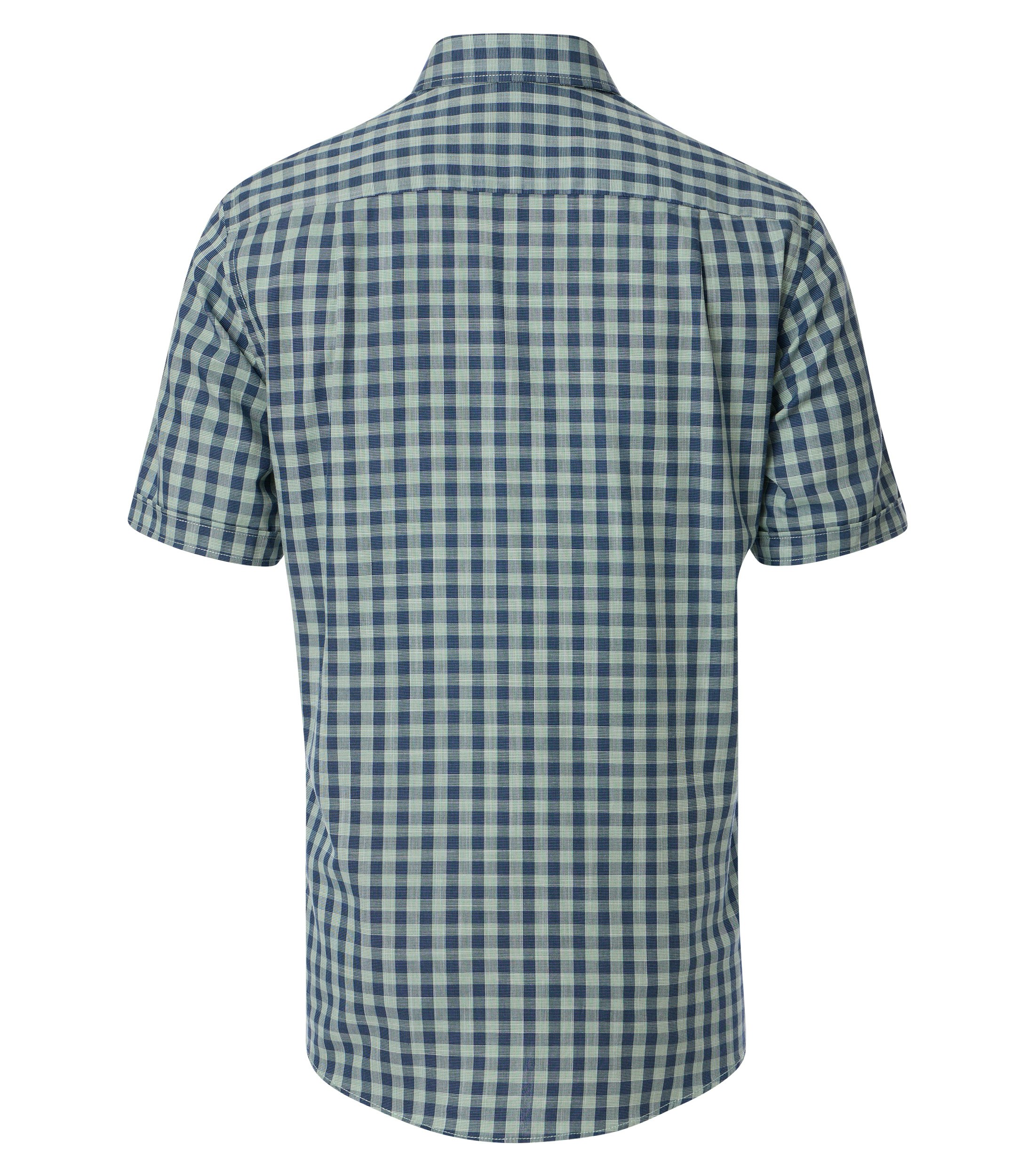 Ein Freizeithemd im kariert Muster in der Farbe Hellgrün