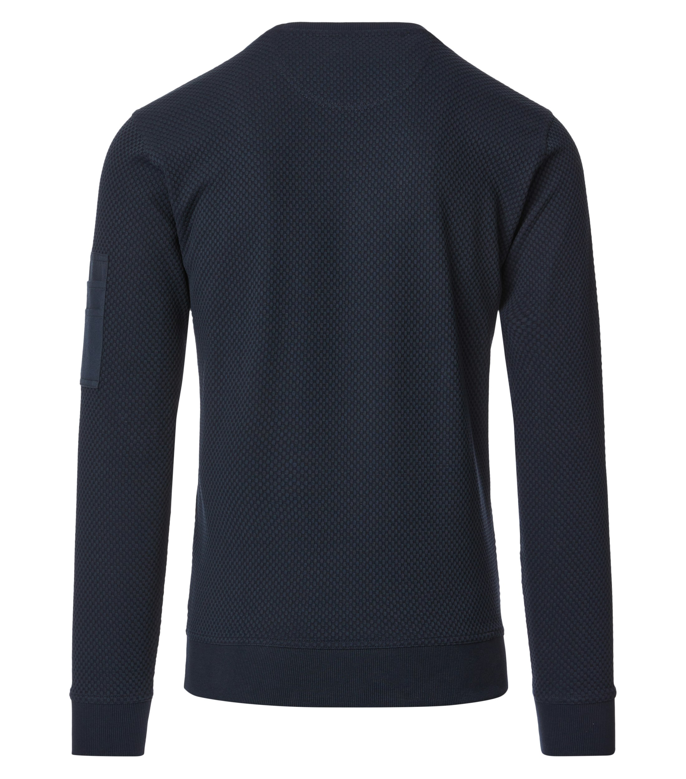 Ein Sweatshirt im uni Muster in der Farbe Dunkelblau