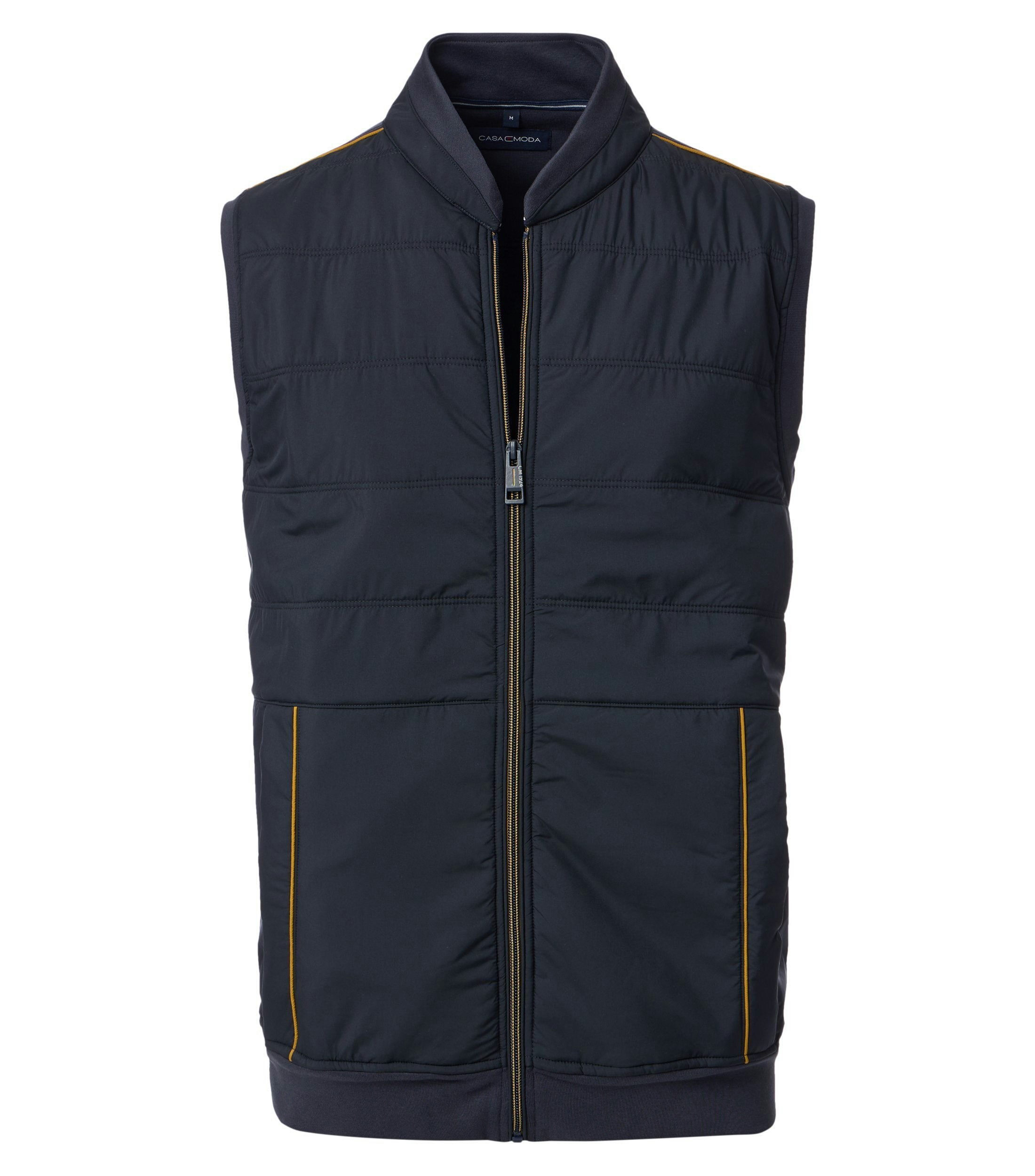 Ein Sweatjacke im uni Muster in der Farbe Dunkelblau