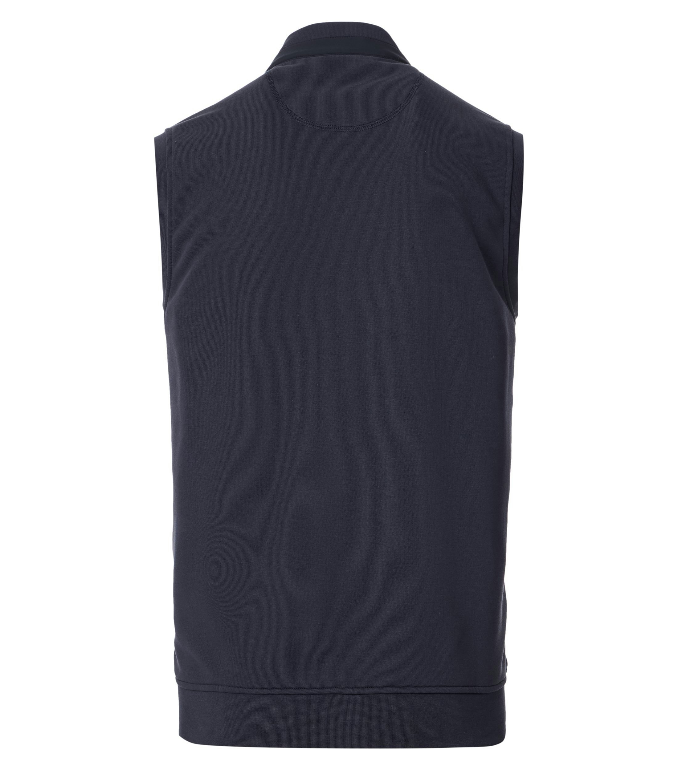 Ein Sweatjacke im uni Muster in der Farbe Dunkelblau