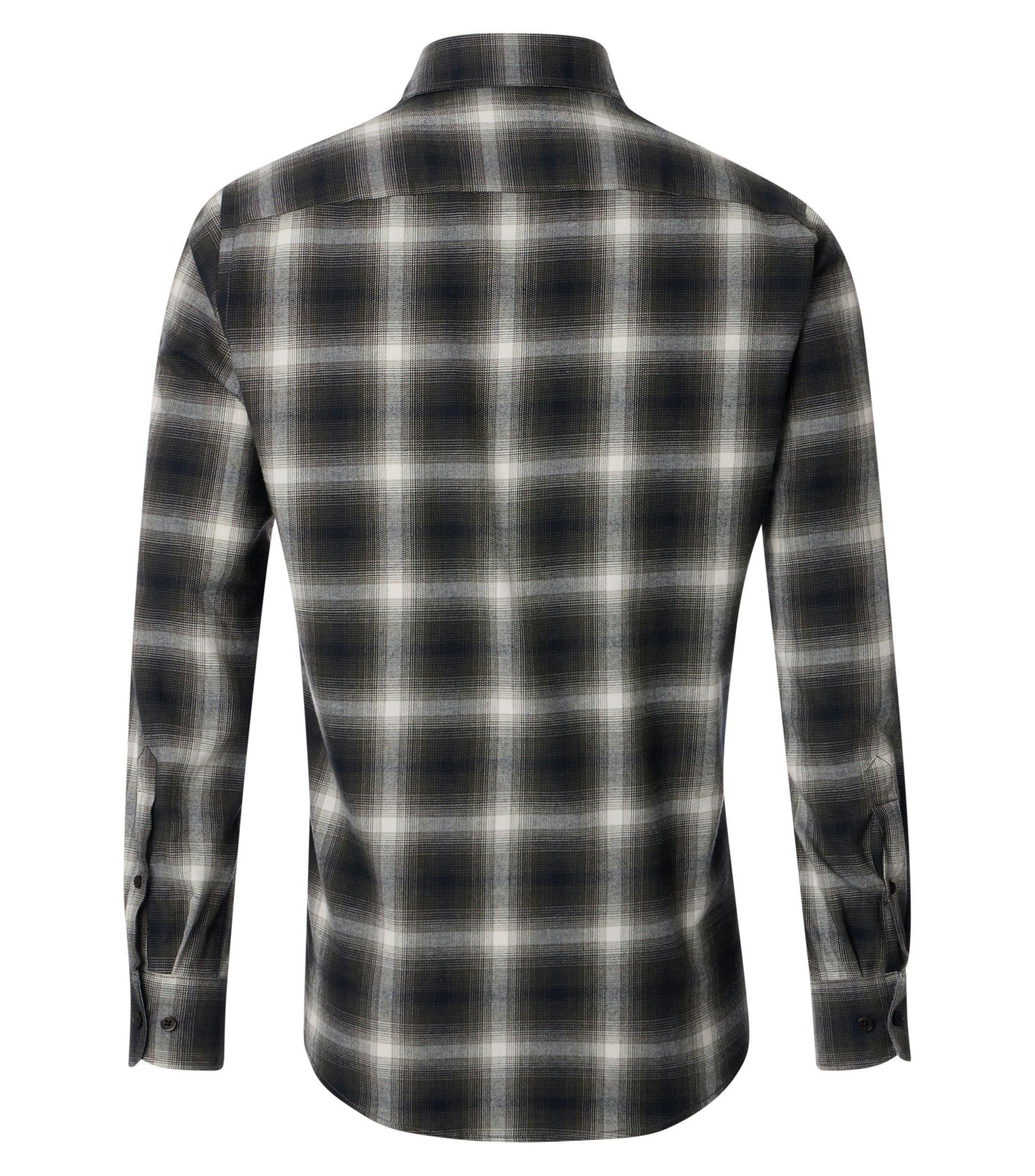 Ein Freizeithemd im kariert Muster in der Farbe Beige