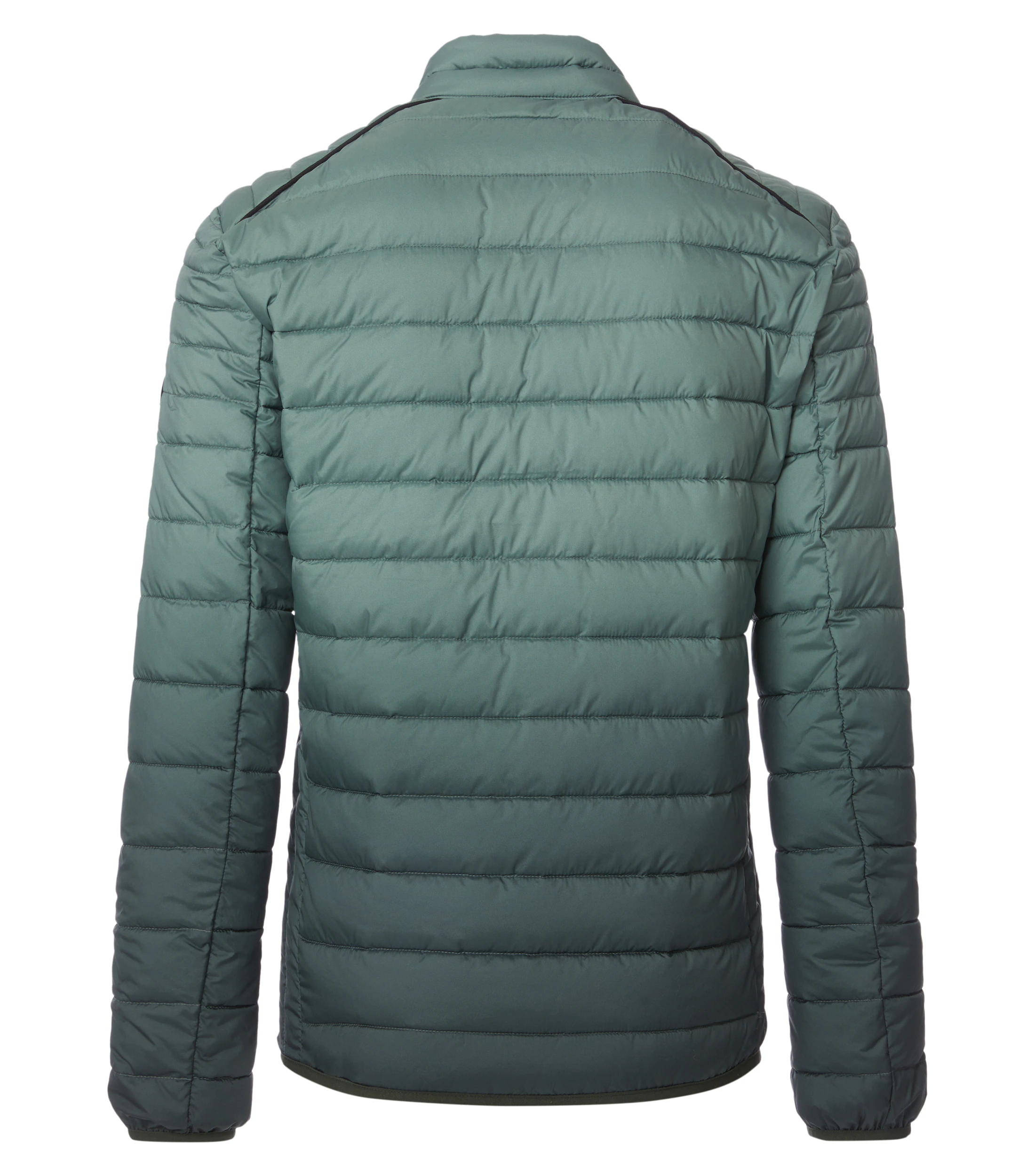Jacke im unifarbenen Design in der Farbe Türkisblau