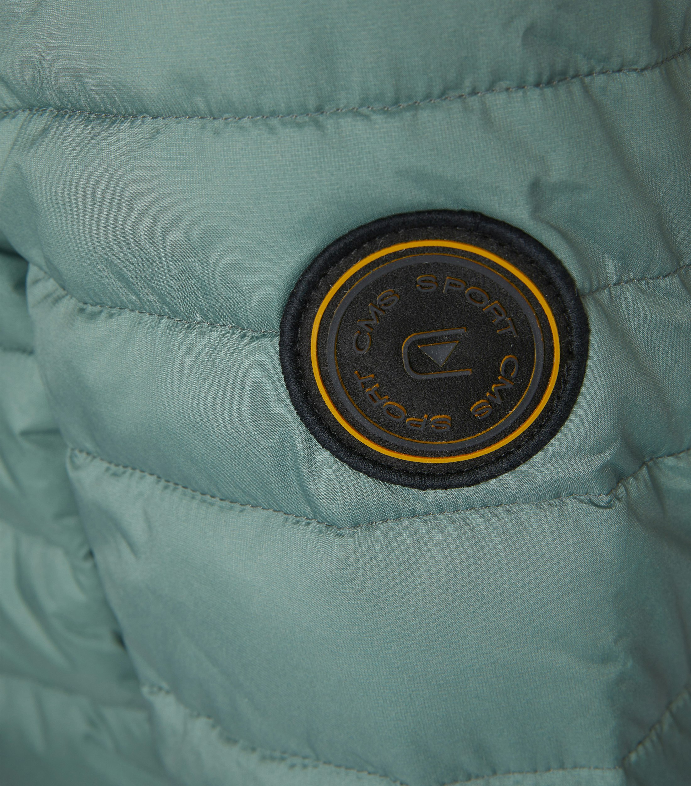 Ein Jacke im uni Muster in der Farbe Türkisblau