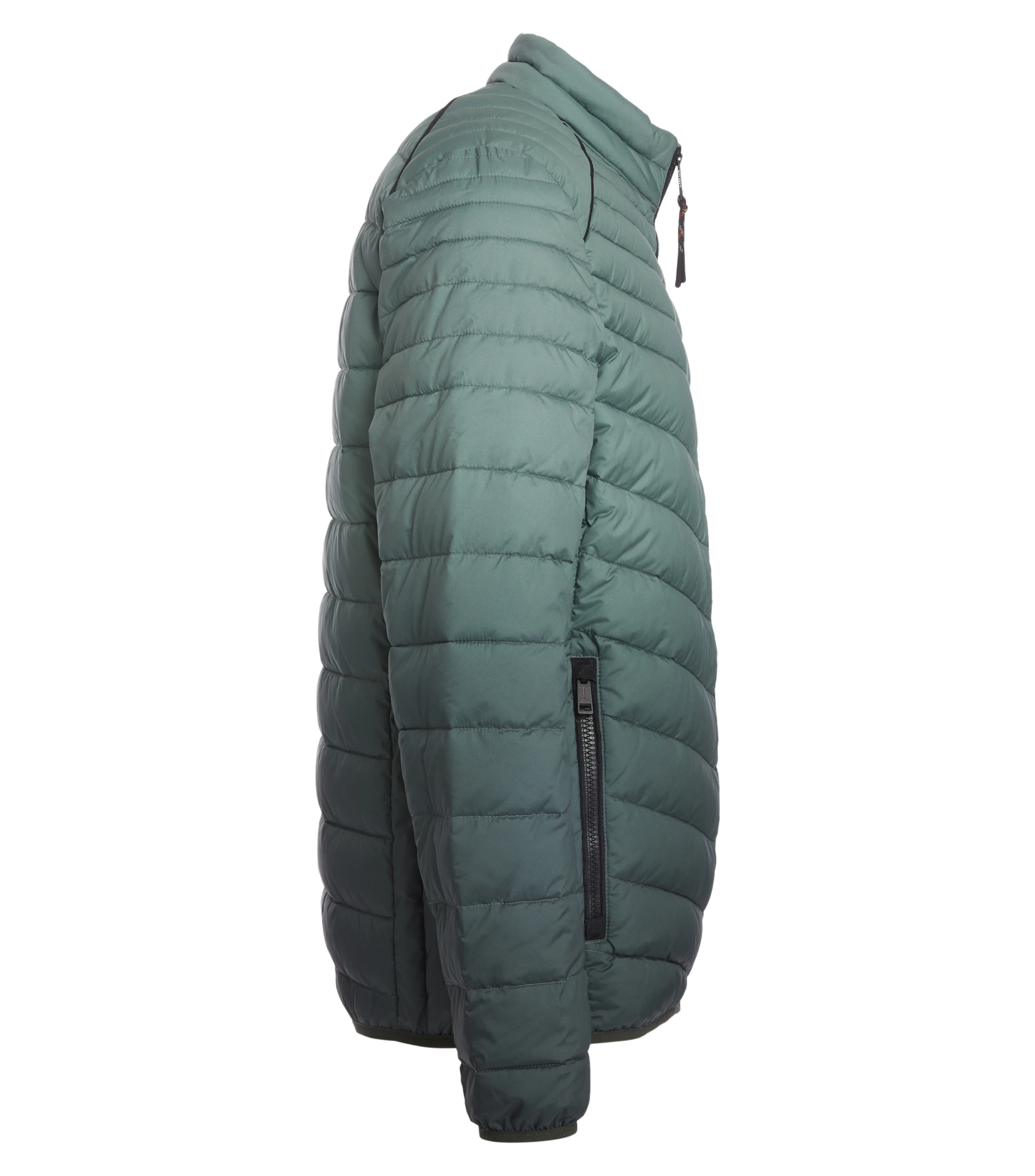 Jacke im unifarbenen Design in der Farbe Türkisblau