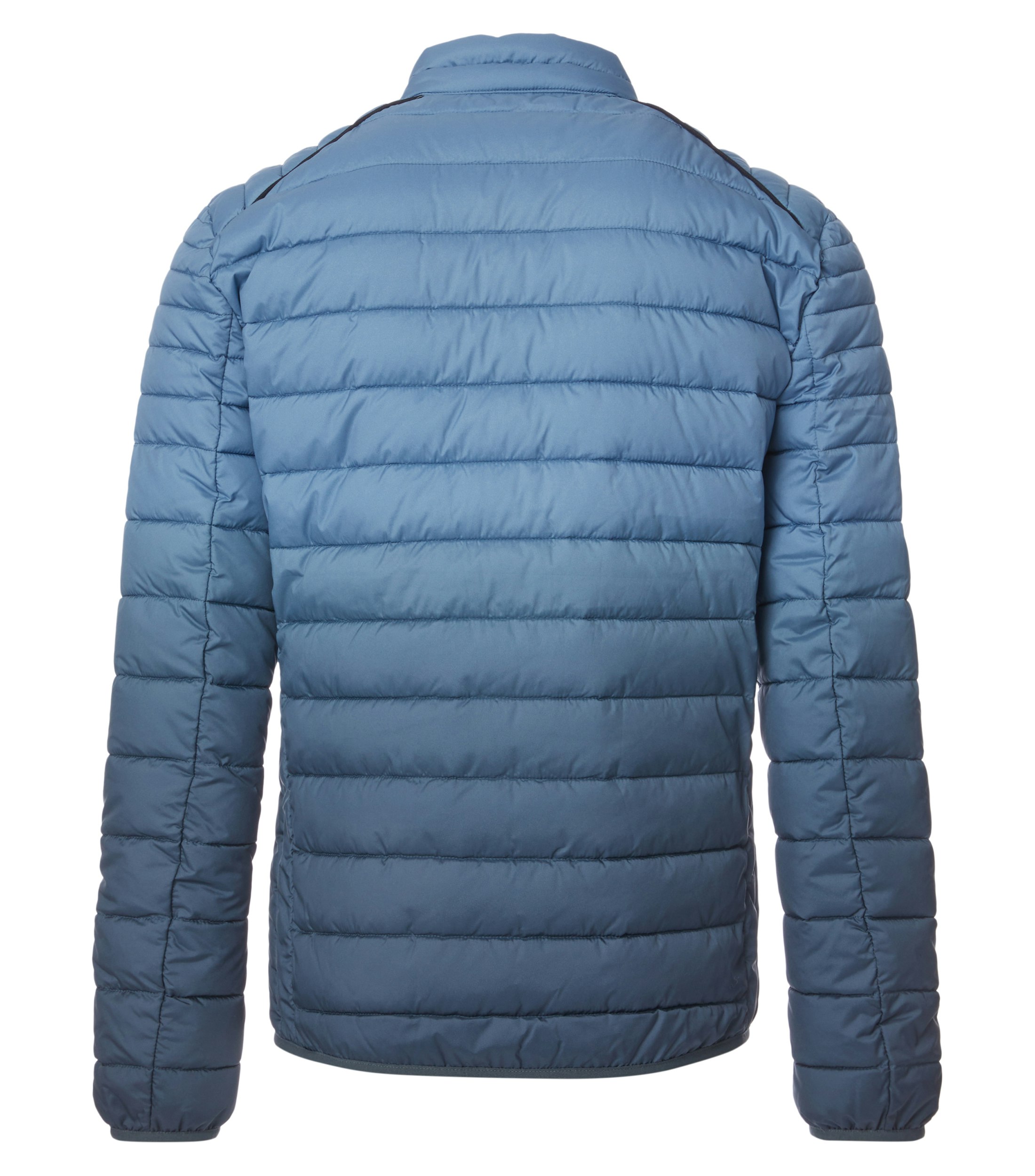 Ein Jacke im uni Muster in der Farbe Mittelblau