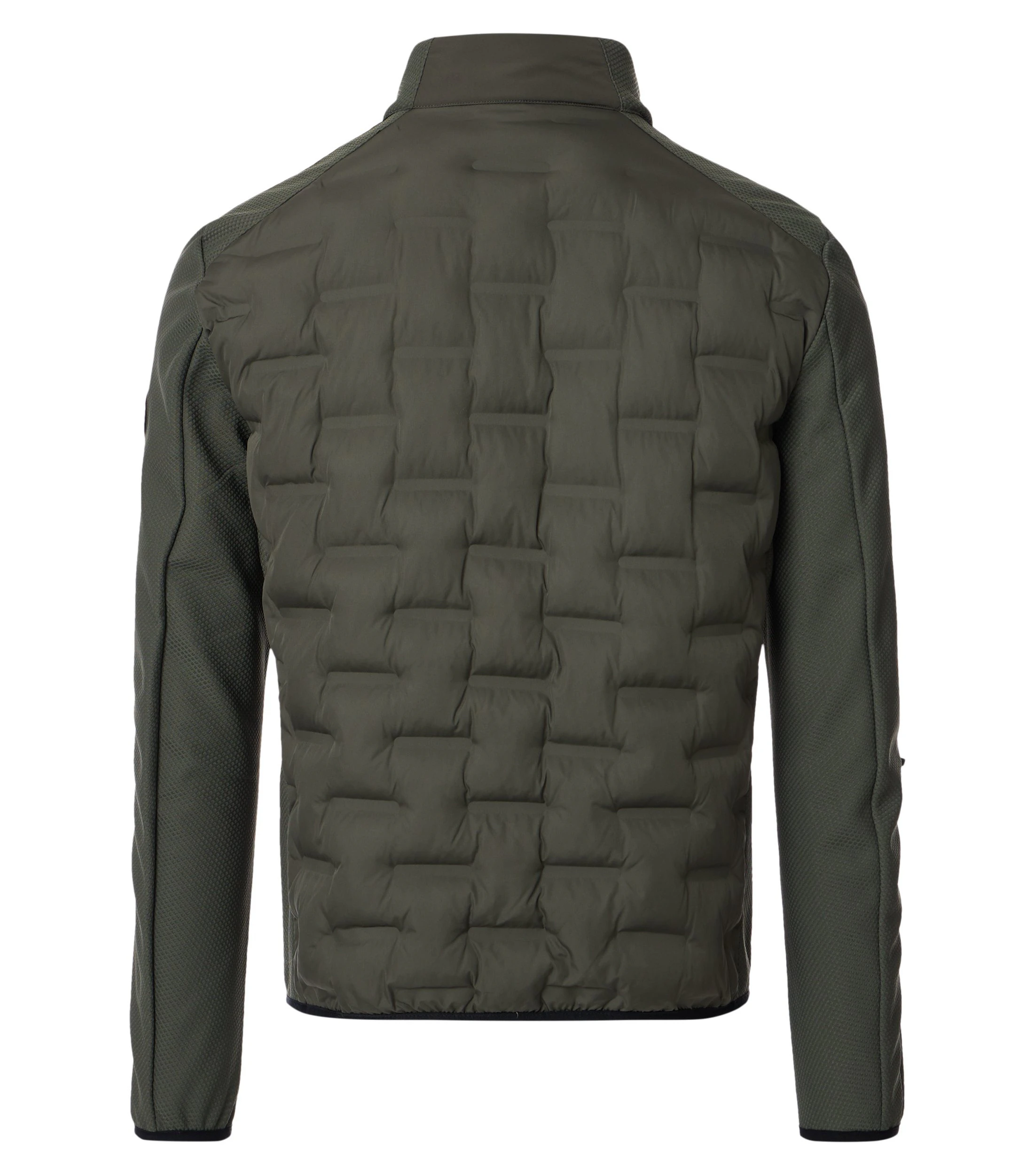 Jacke im unifarbenen Design in der Farbe Grün