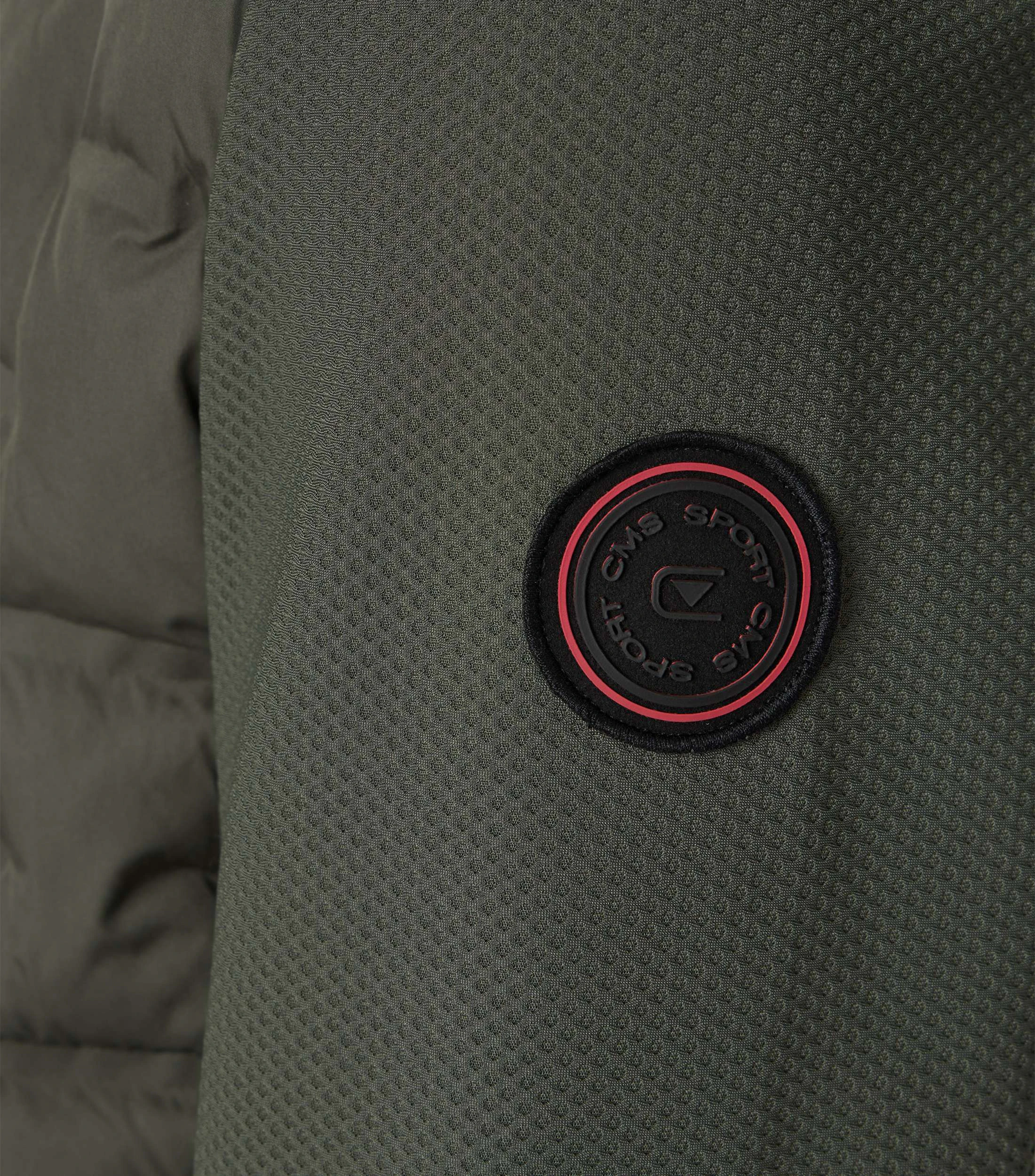Jacke im unifarbenen Design in der Farbe Grün