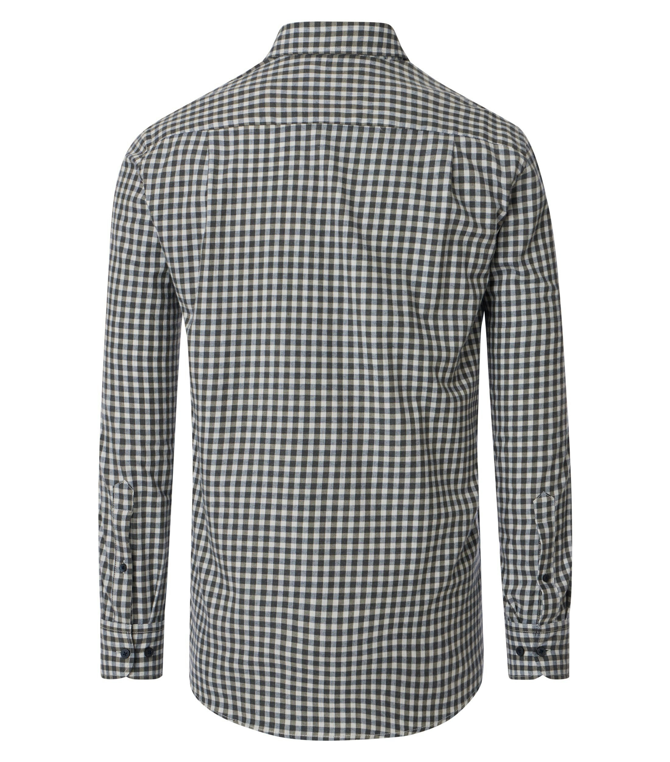 Ein Freizeithemd im kariert Muster in der Farbe Grün