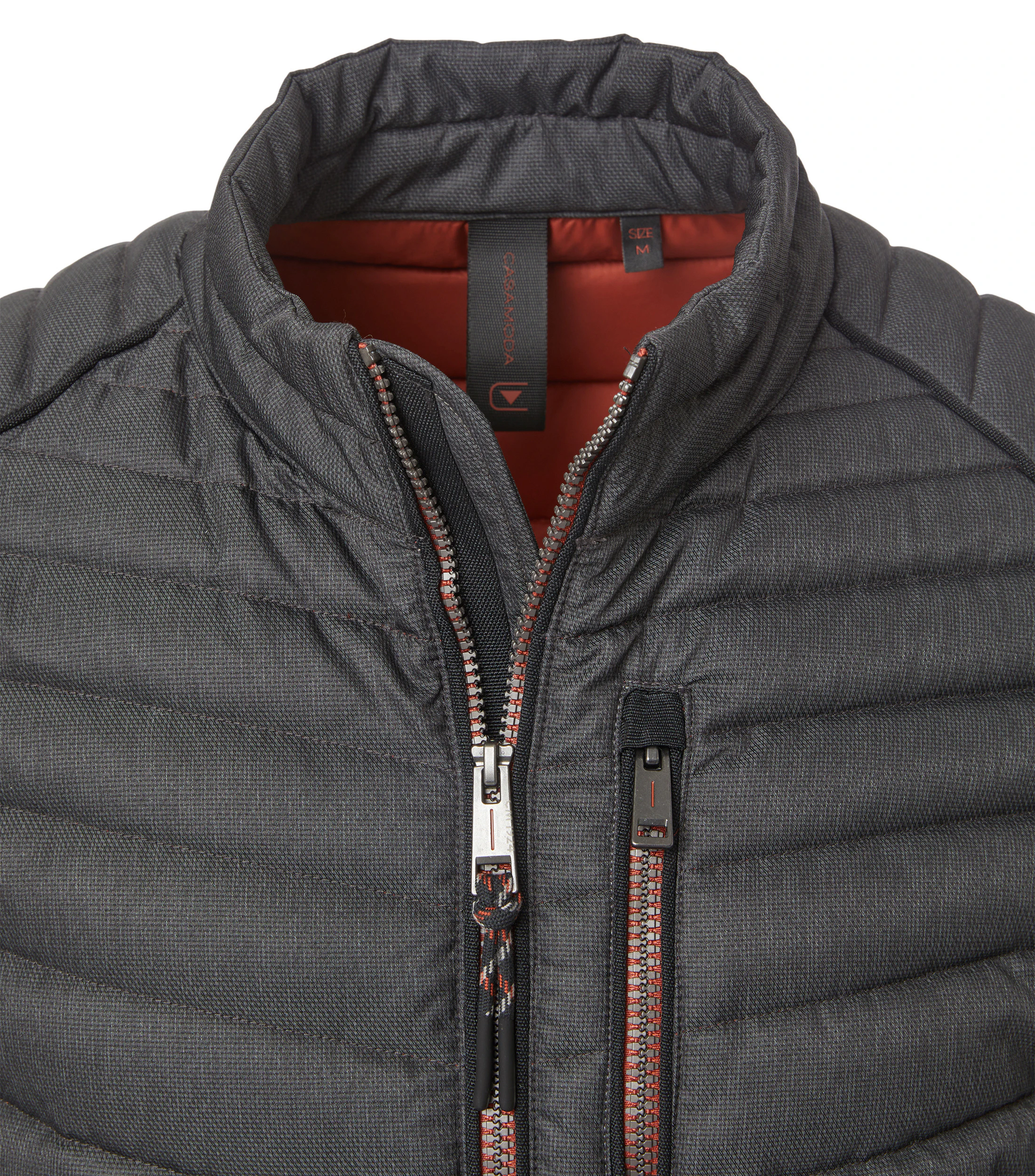Jacke im unifarbenen Design in der Farbe Dunkelgrau