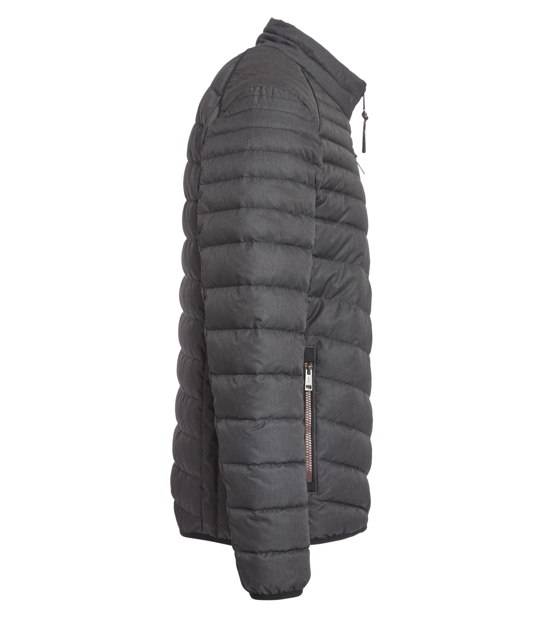 Jacke im unifarbenen Design in der Farbe Dunkelgrau