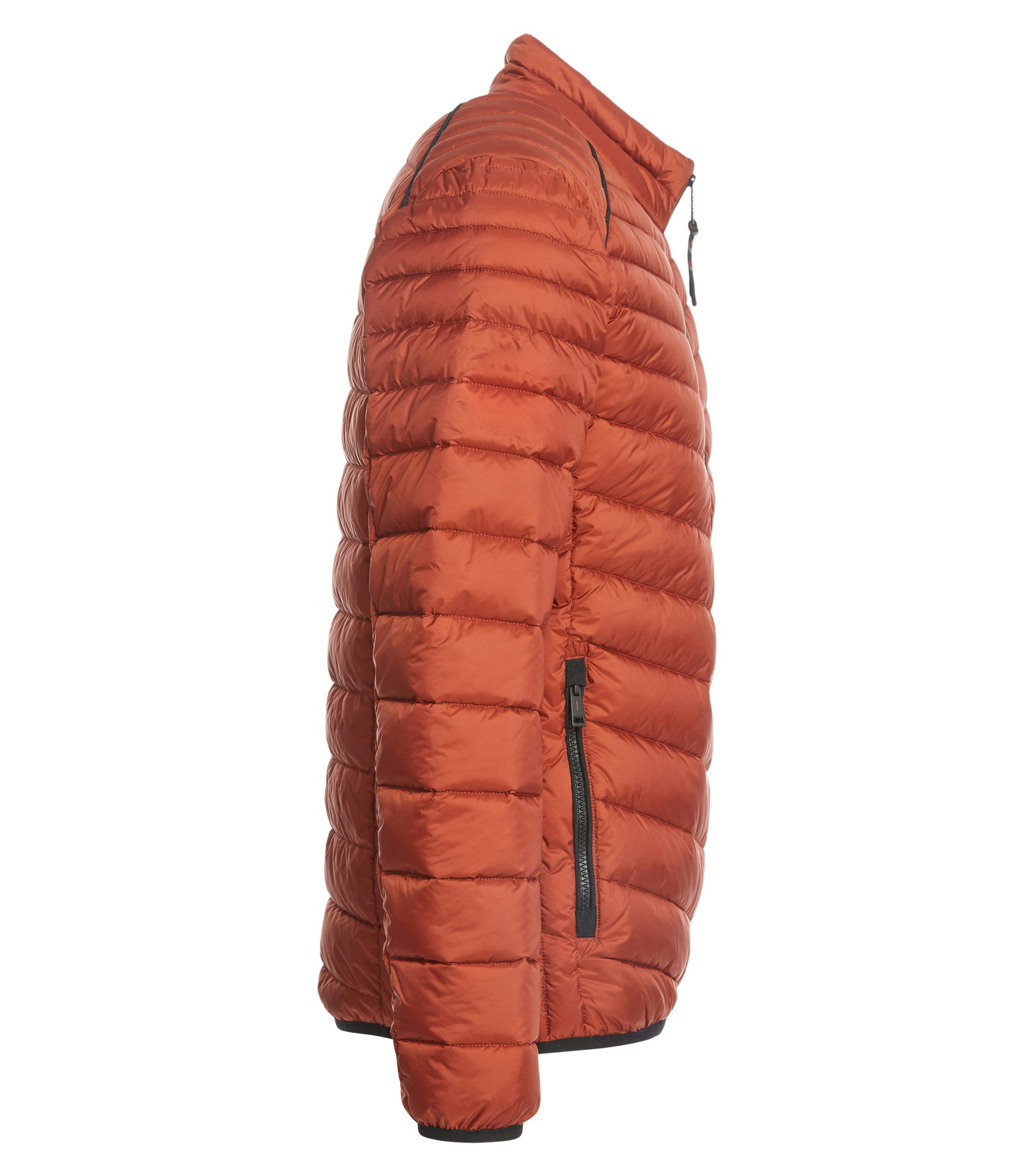 Jacke im unifarbenen Design in der Farbe Orange