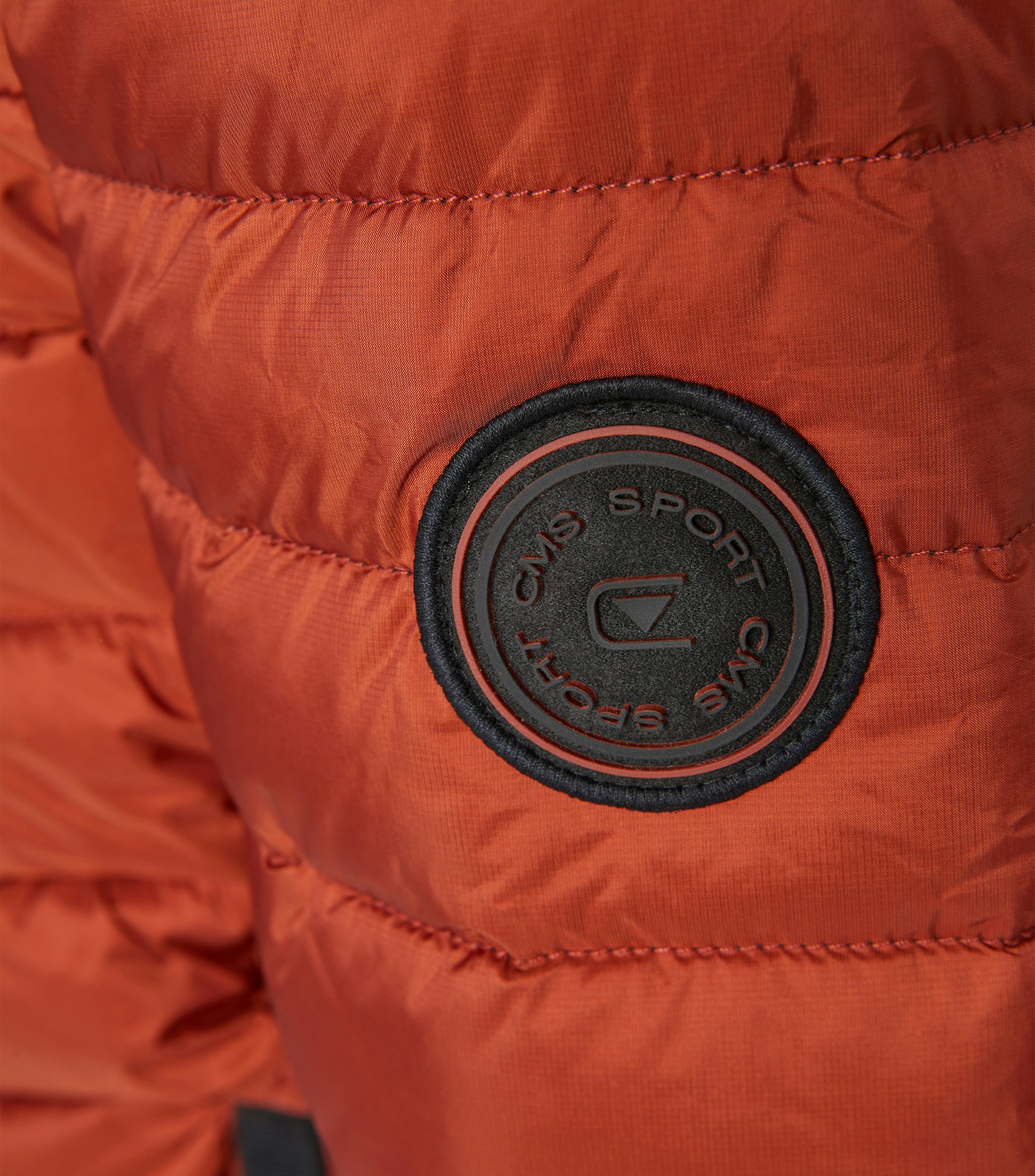 Jacke im unifarbenen Design in der Farbe Orange