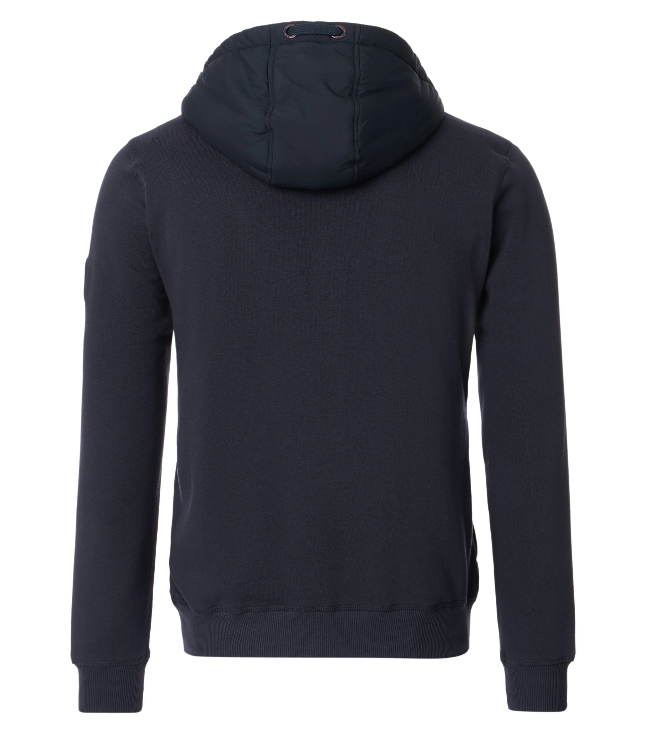 Sweatjacke im unifarbenen Design in der Farbe Blau