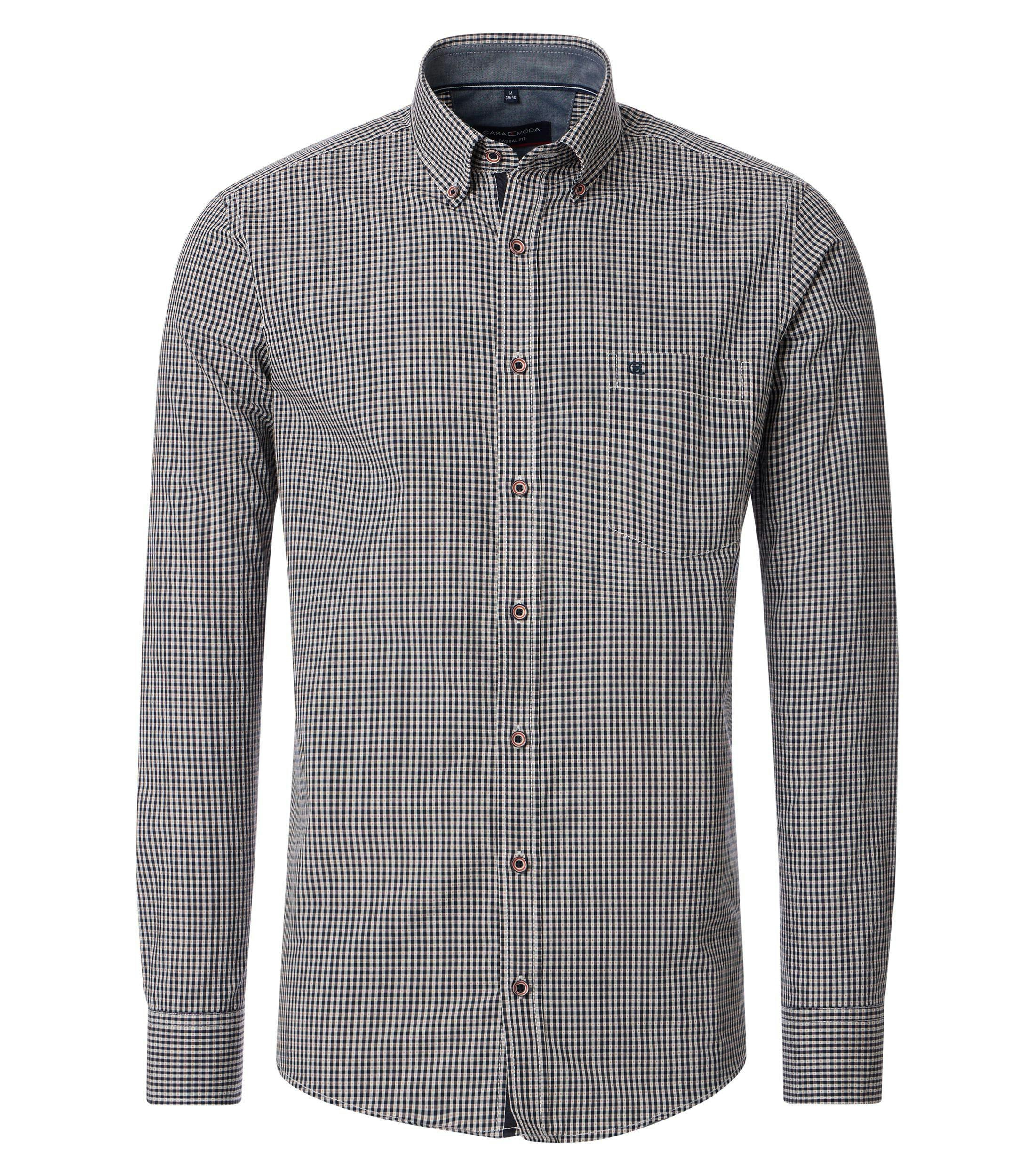 Ein Freizeithemd im kariert Muster in der Farbe Hellrot