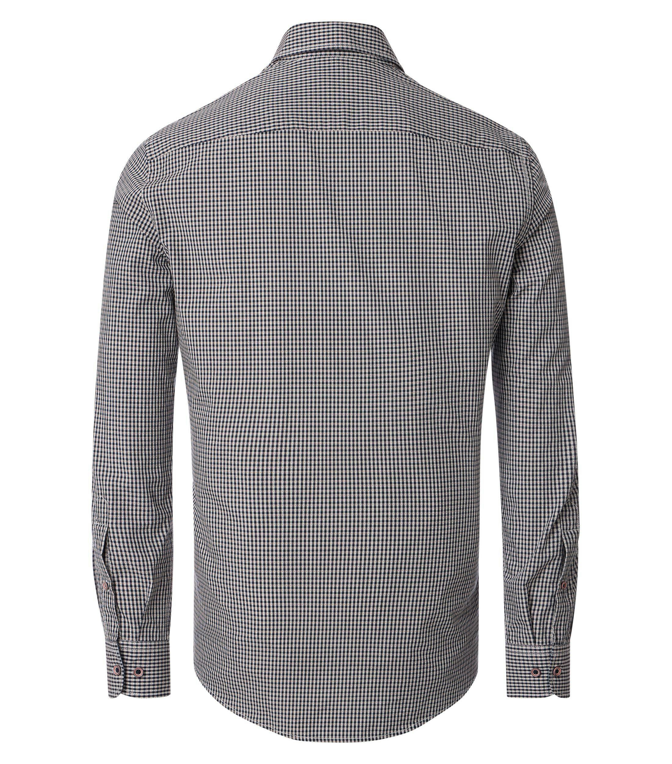 Ein Freizeithemd im kariert Muster in der Farbe Hellrot