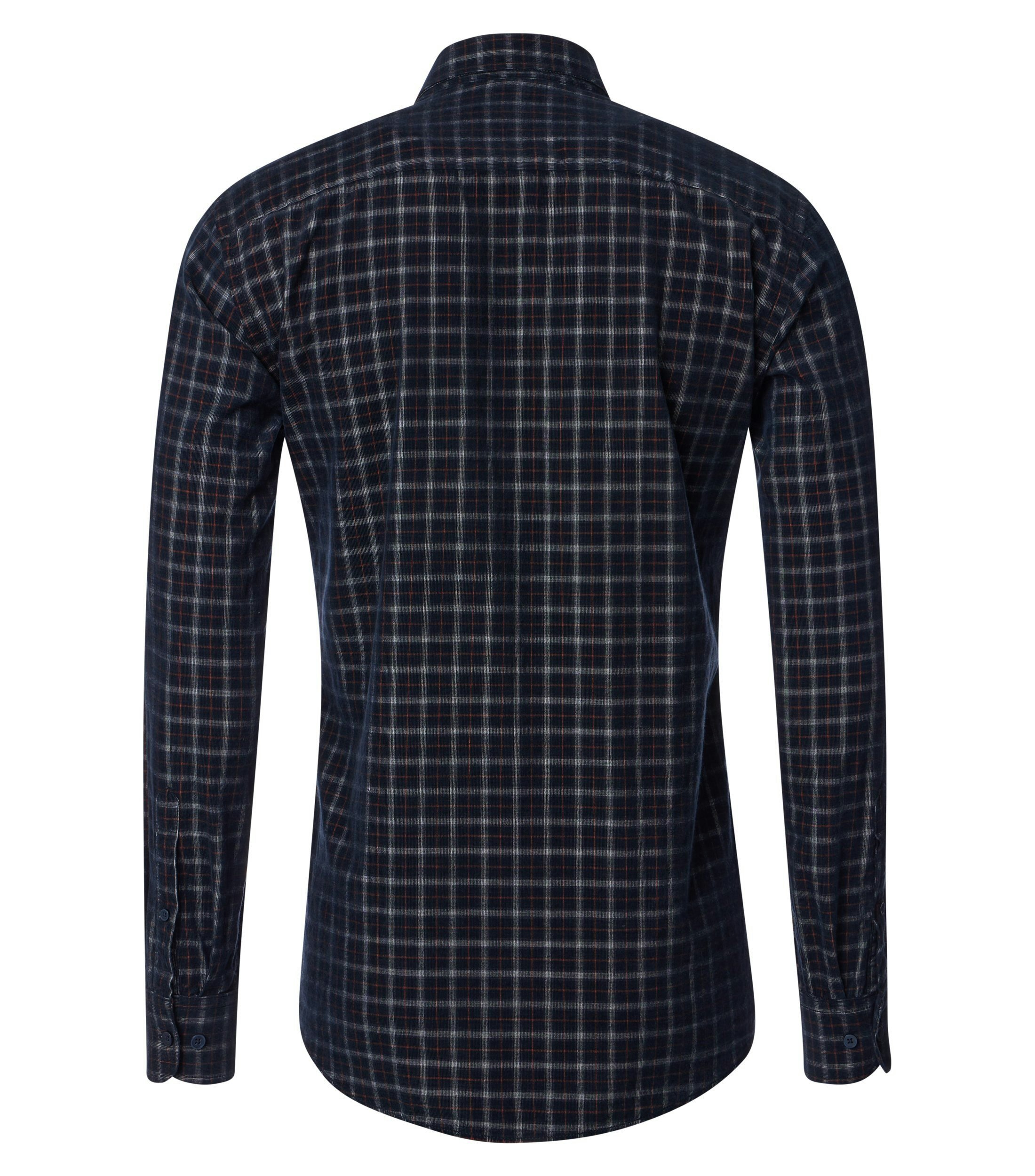 Ein Freizeithemd im kariert Muster in der Farbe Schwarz