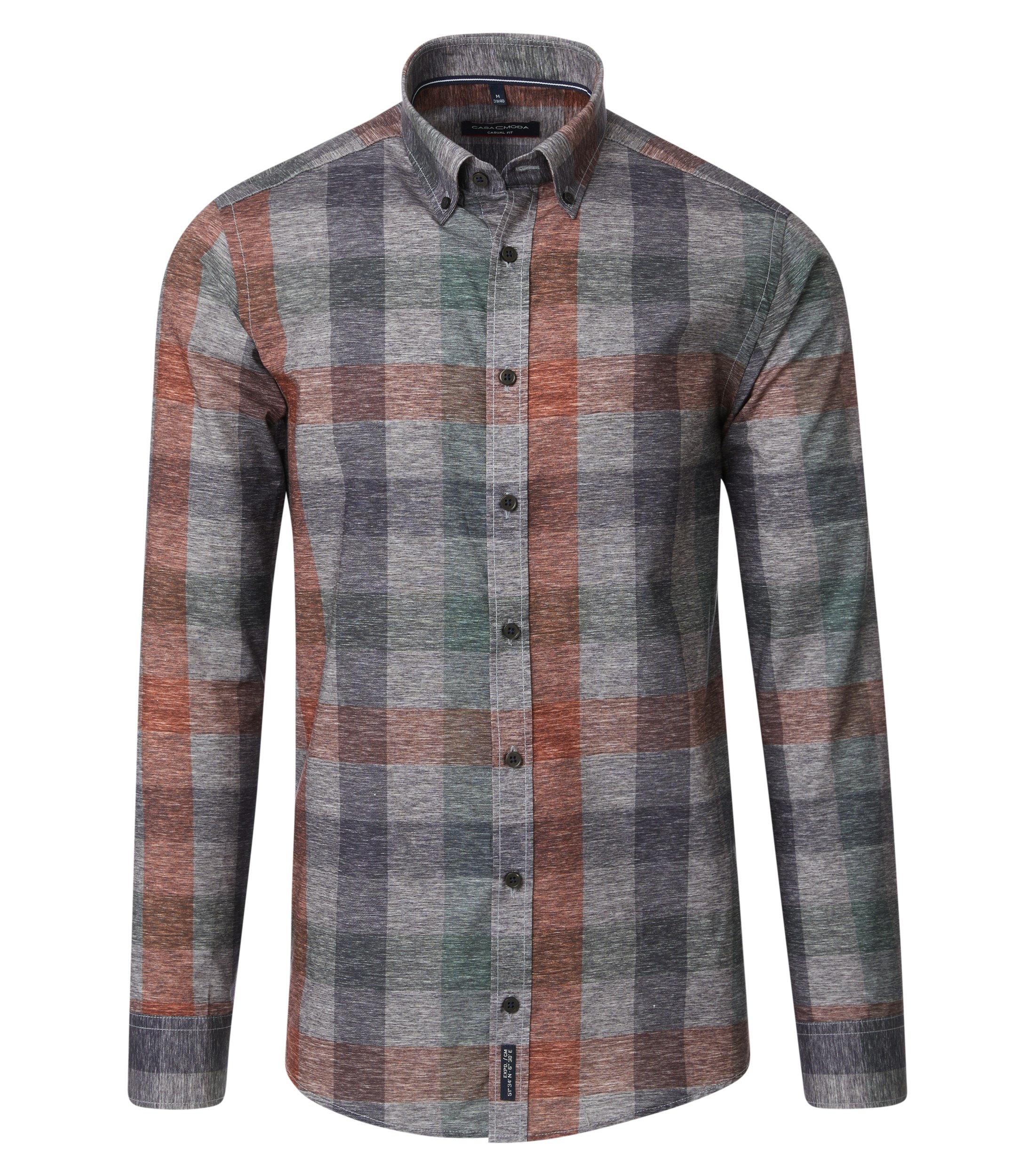 Ein Freizeithemd im kariert Muster in der Farbe Rot