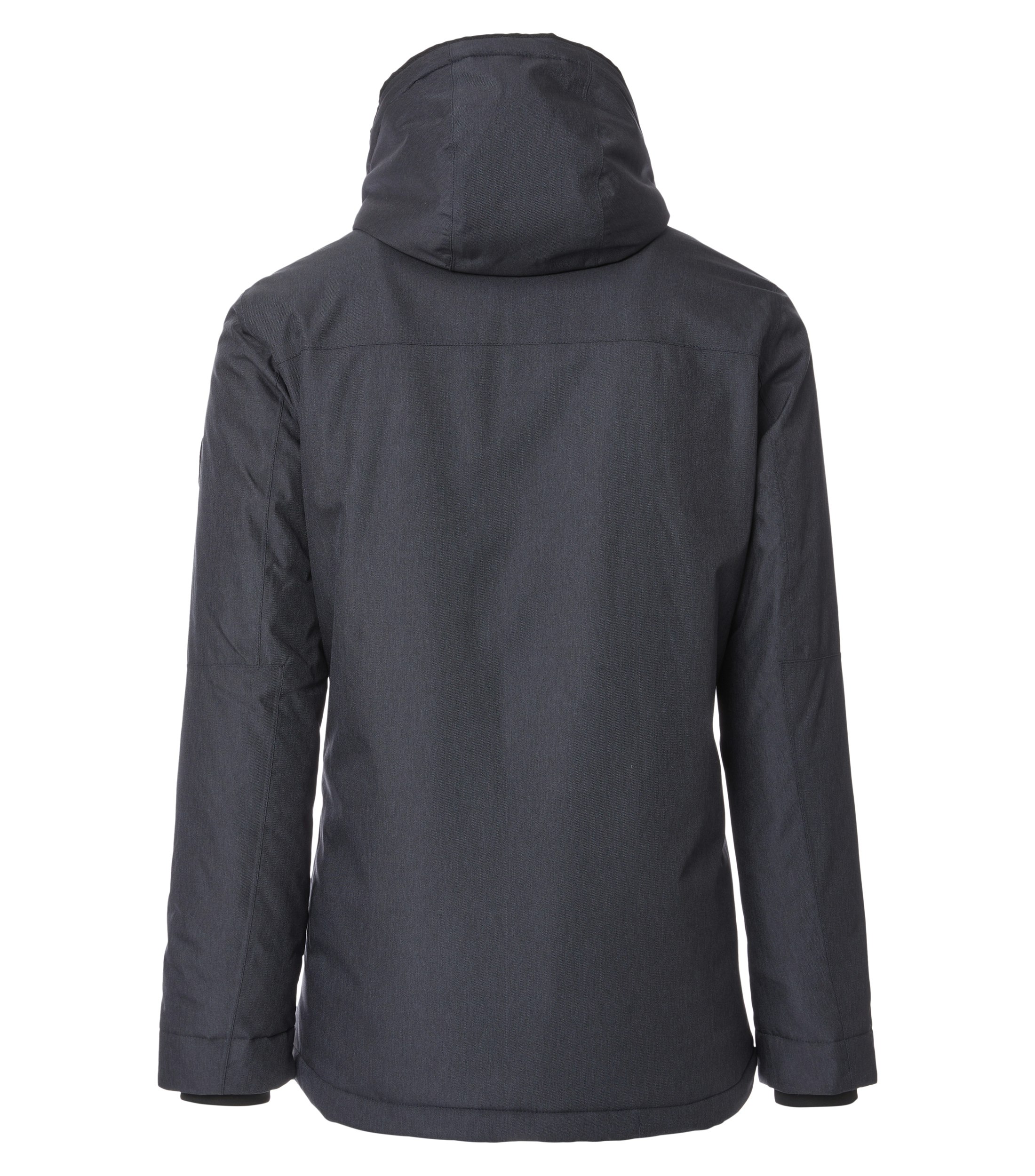 Ein Jacke im uni Muster in der Farbe Blau