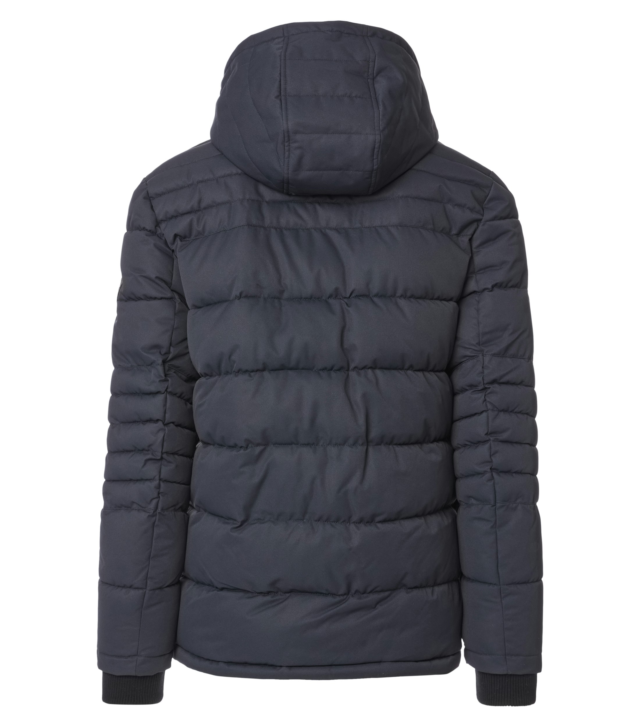 Jacke im unifarbenen Design in der Farbe Dunkelblau