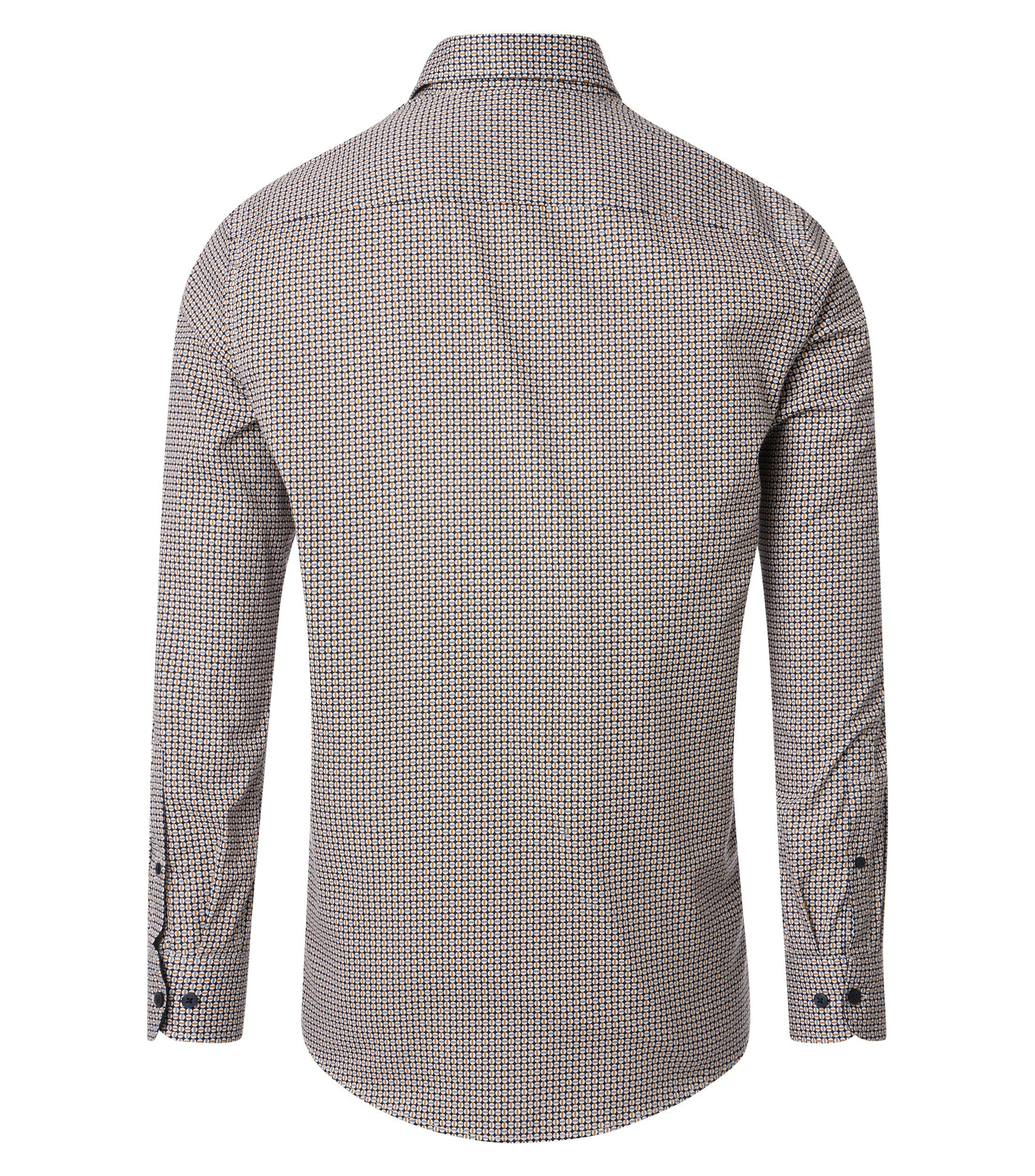 Ein Freizeithemd im Print Muster in der Farbe Hellgelb