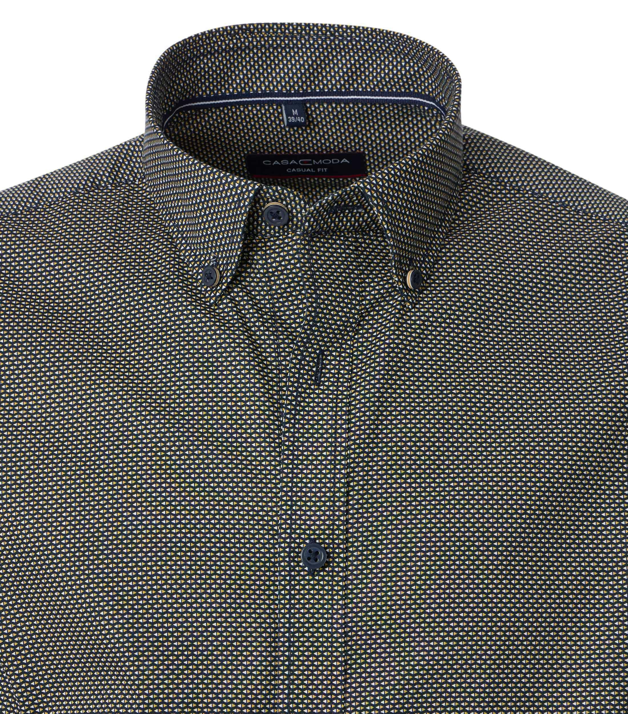 Ein Freizeithemd im Print Muster in der Farbe Grünblau