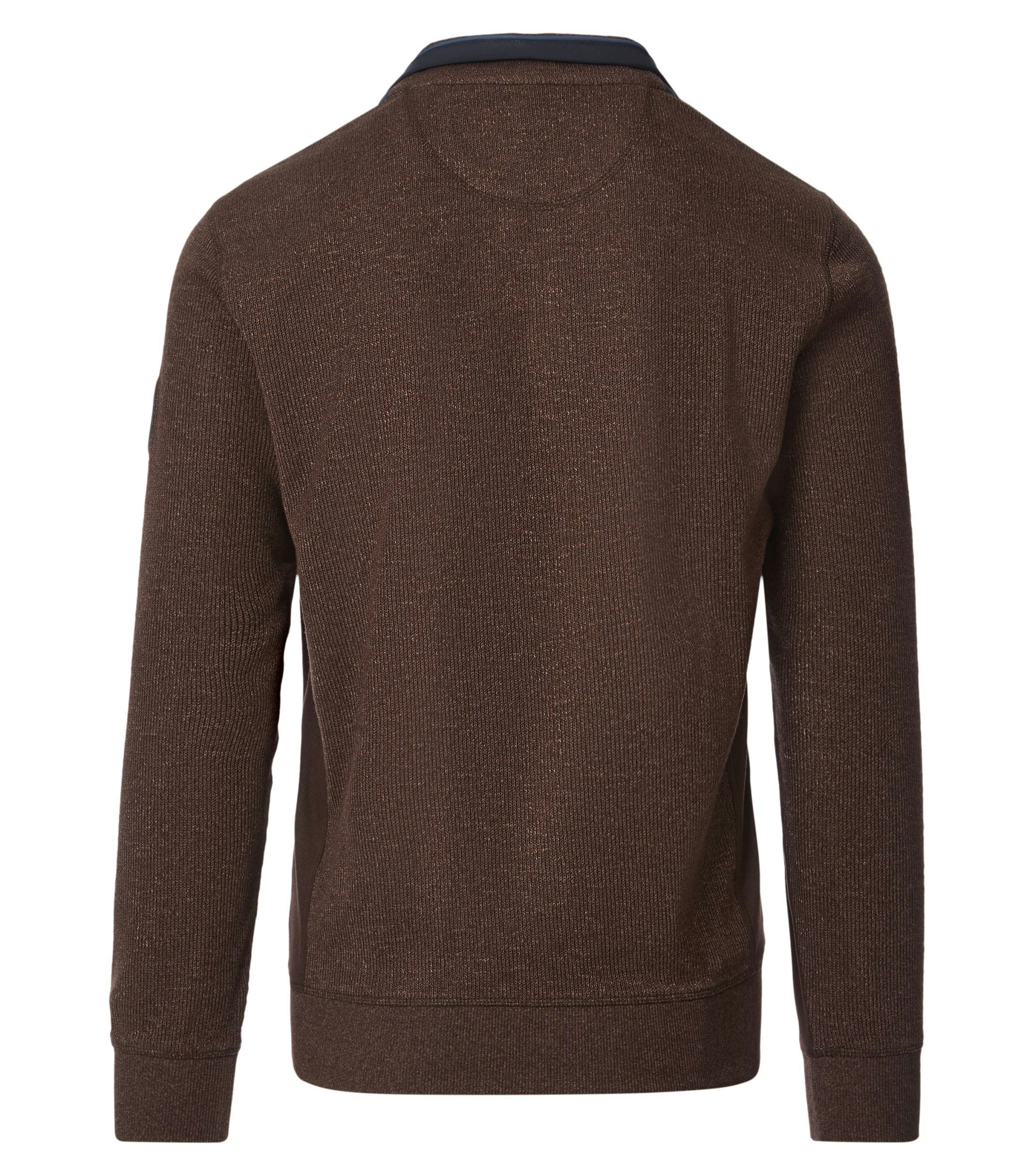 Ein Sweatshirt im uni Muster in der Farbe Braun