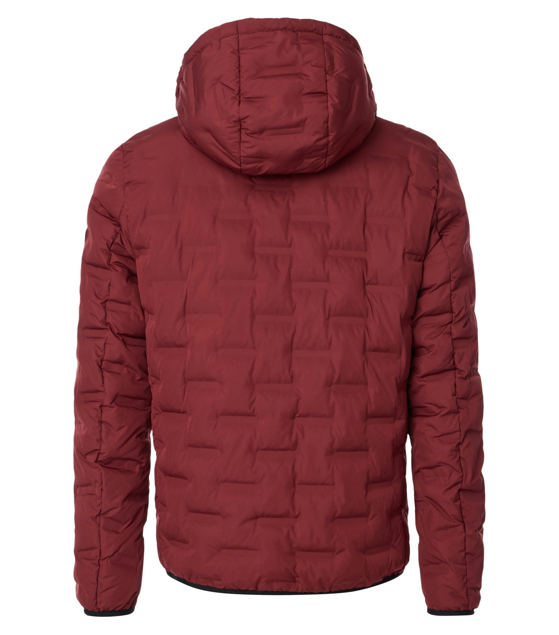 Ein Jacke im uni Muster in der Farbe Rot