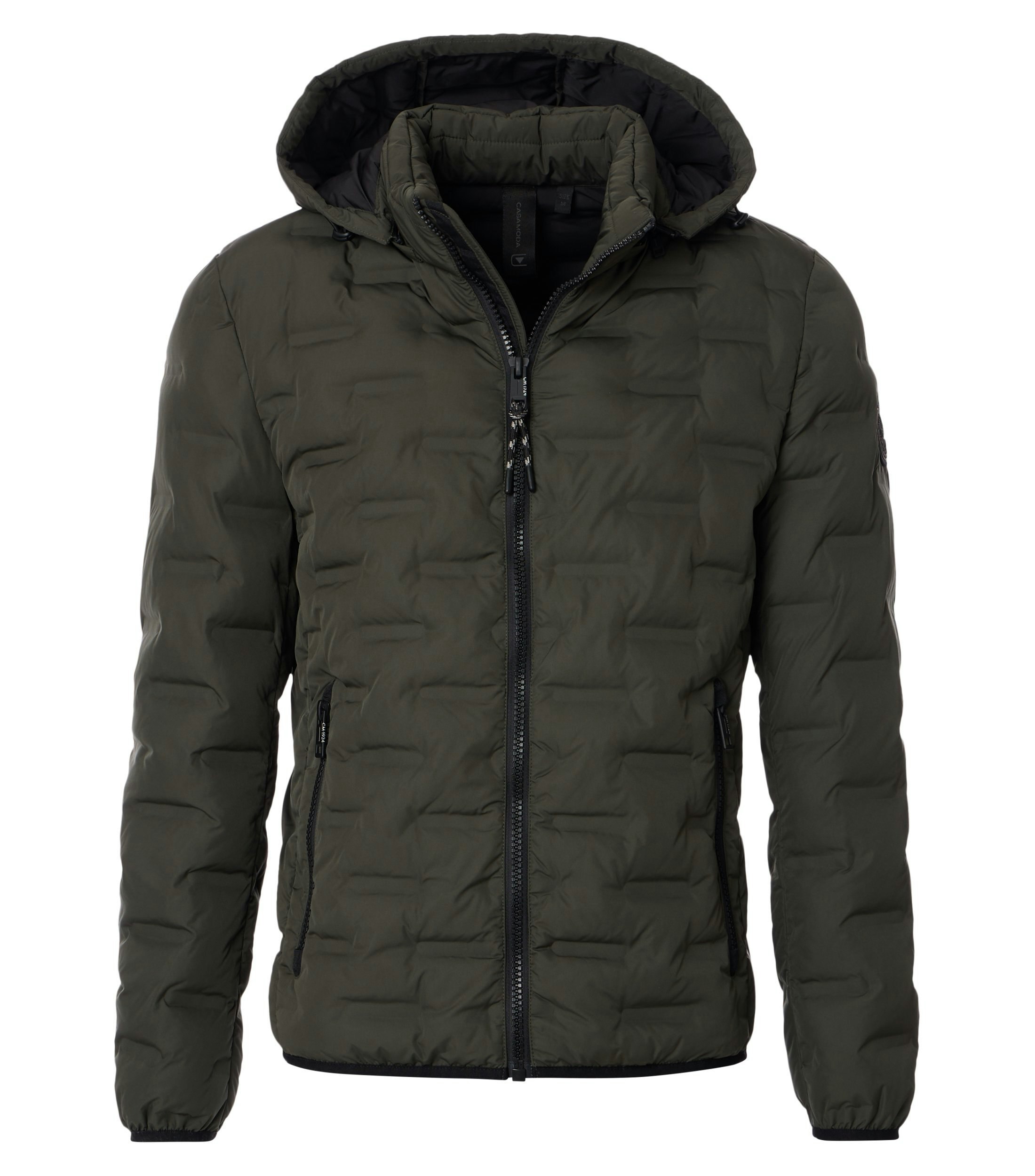 Steppjacke mit Kapuze