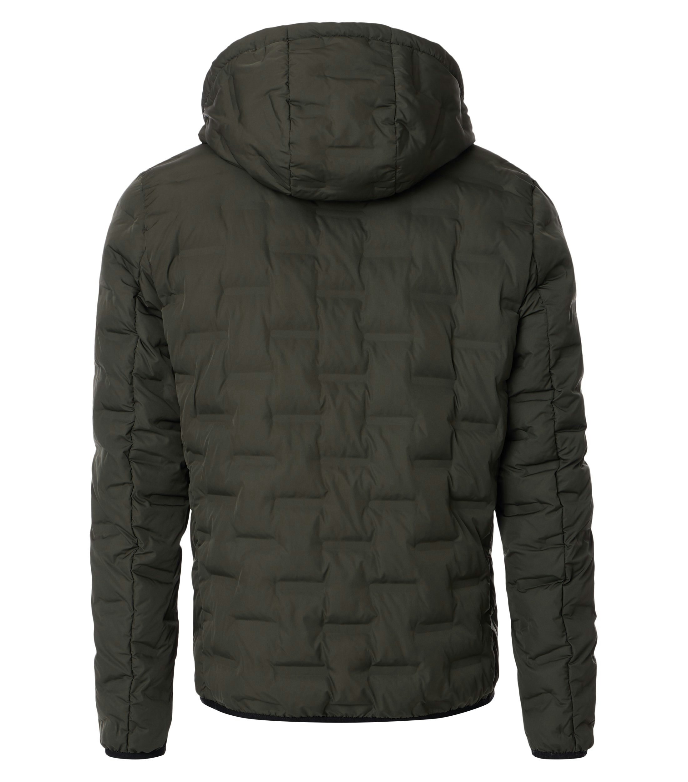 Jacke im unifarbenen Design in der Farbe Dunkelgrün