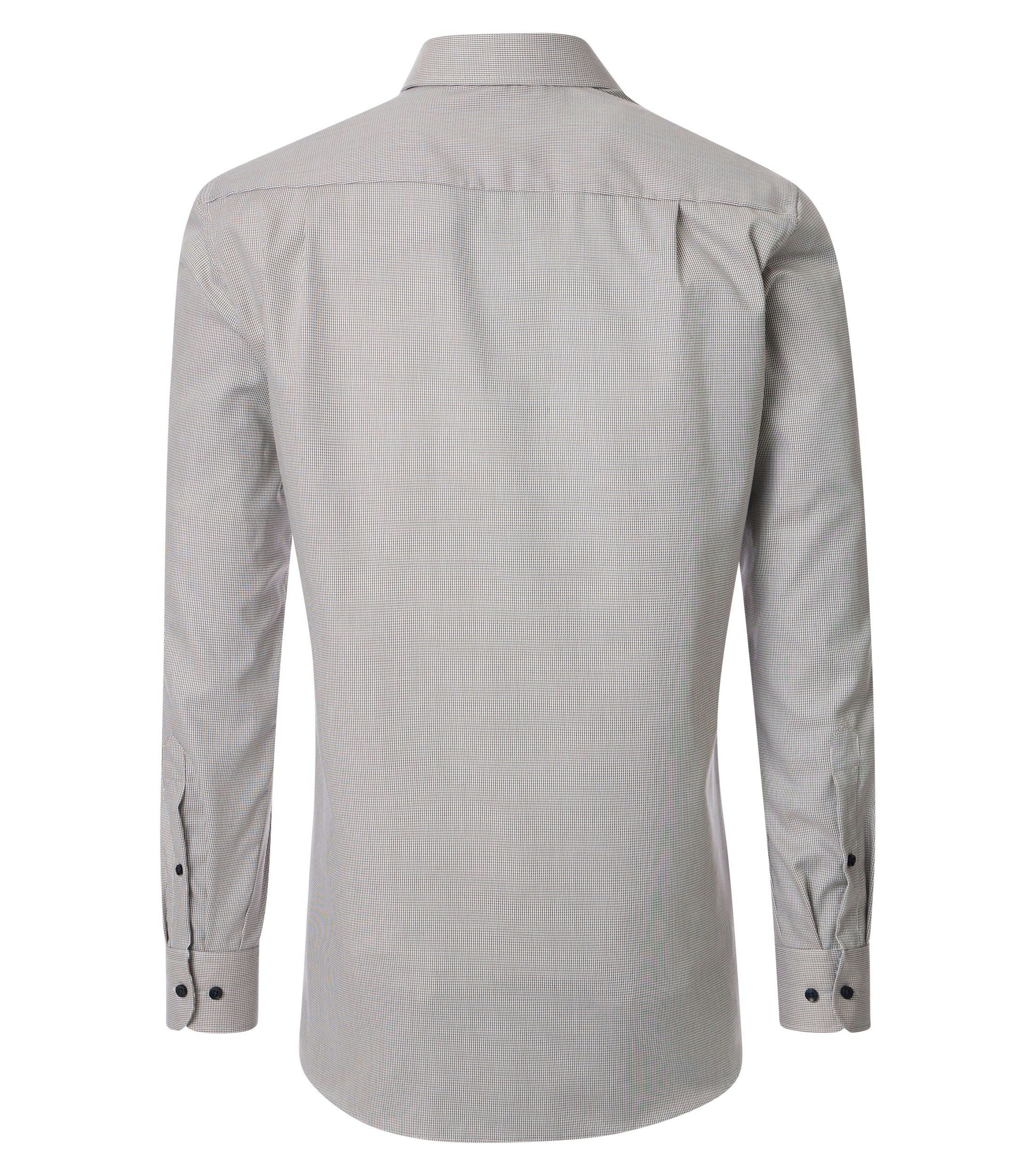 Ein Businesshemd im uni Muster in der Farbe Grau