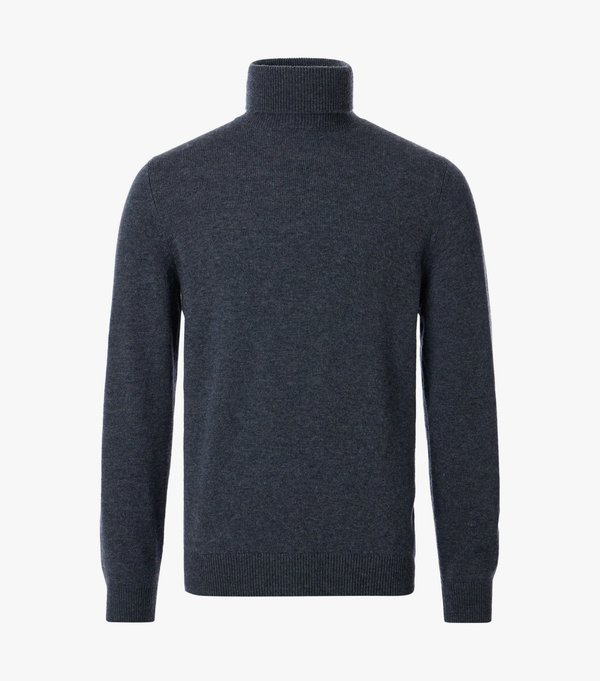 Ein Pullover im uni Muster in der Farbe Dunkelblau