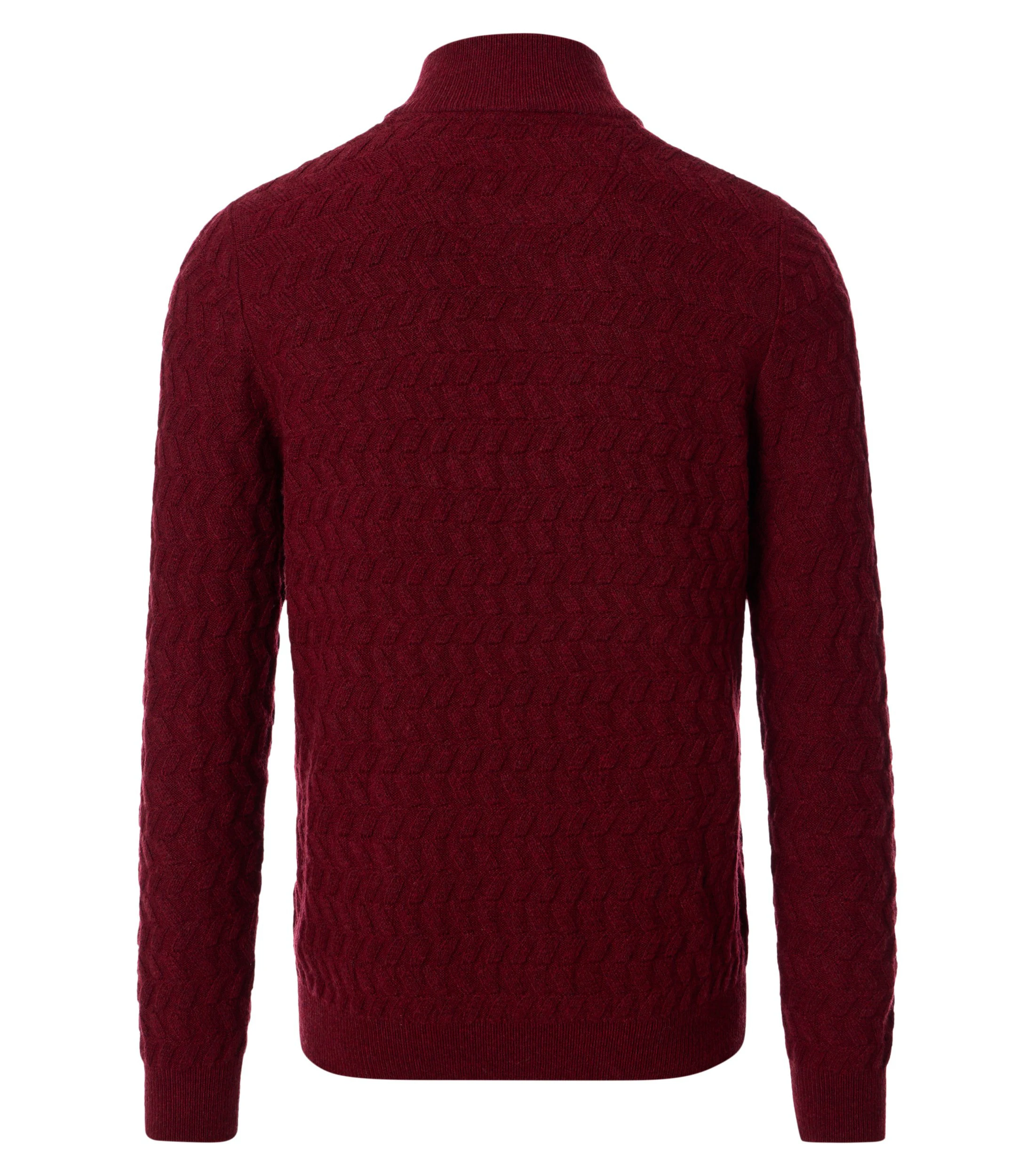 Troyer im unifarbenen Design in der Farbe Rot