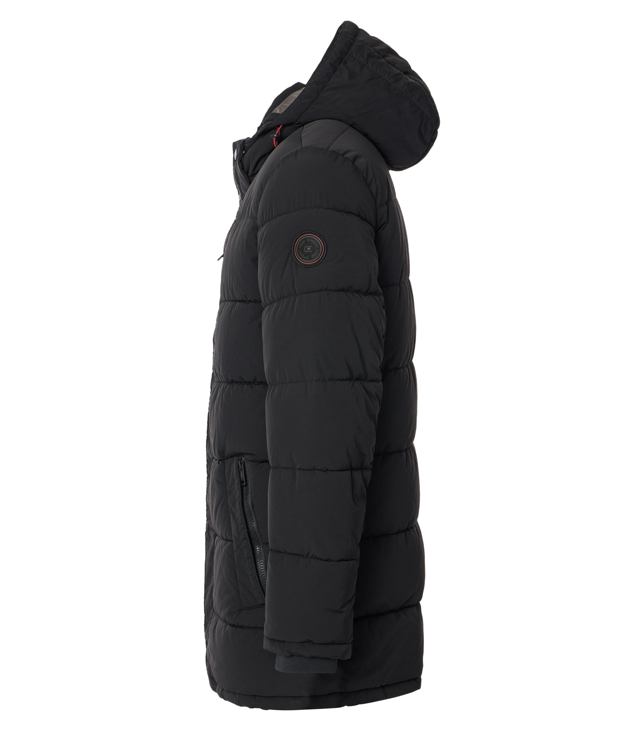 Ein Jacke im uni Muster in der Farbe Schwarz