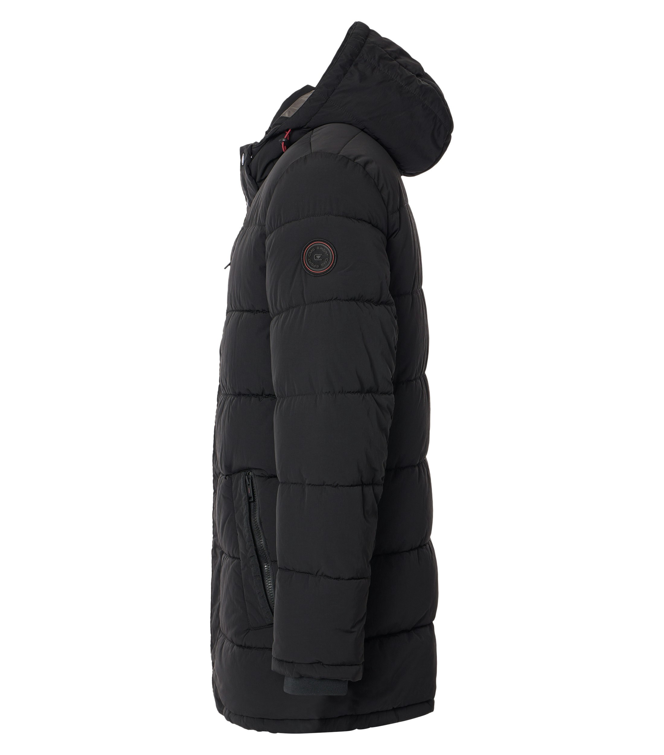 Ein Jacke im uni Muster in der Farbe Schwarz