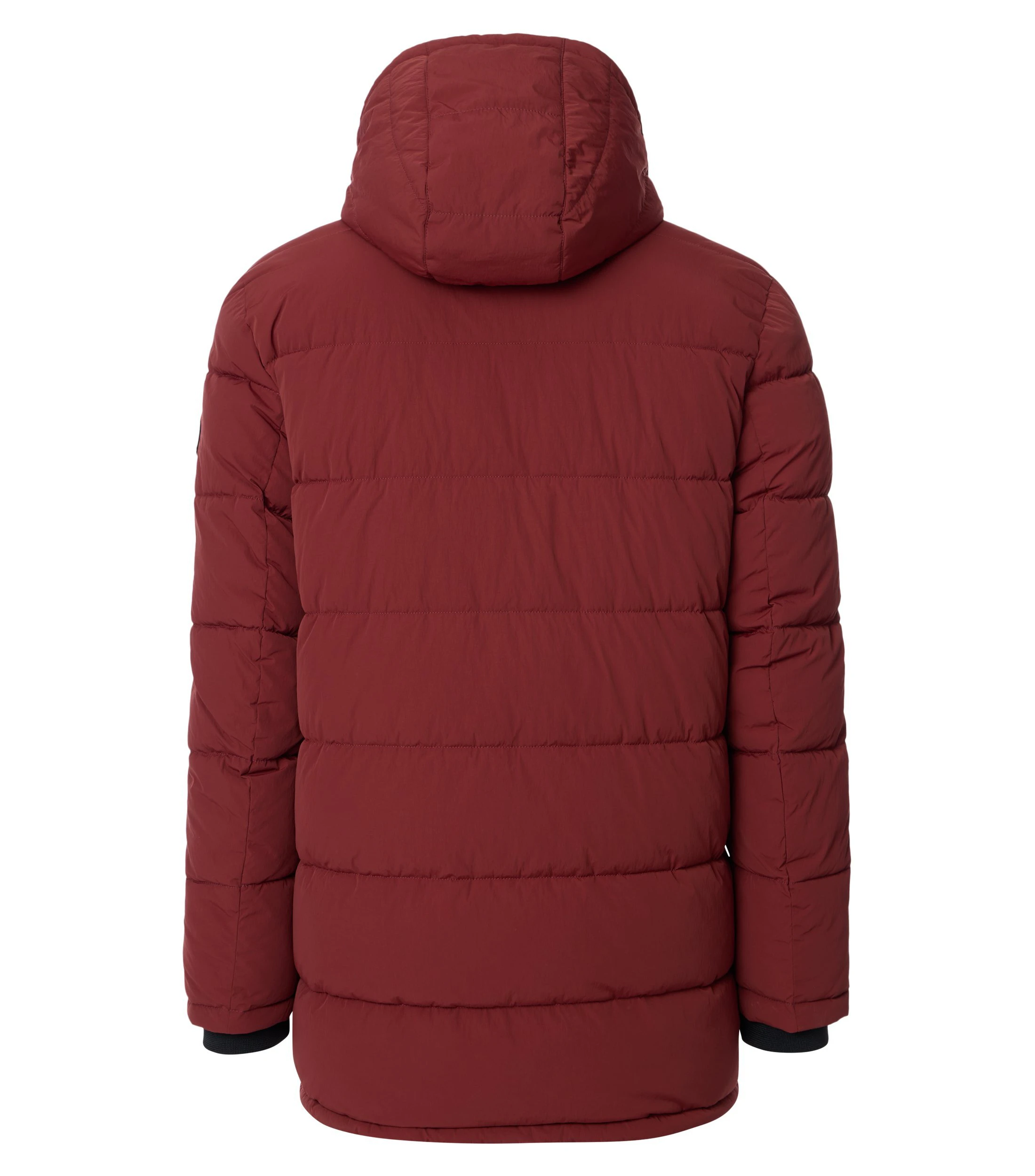 Steppjacke im unifarbenen Design in der Farbe Rot