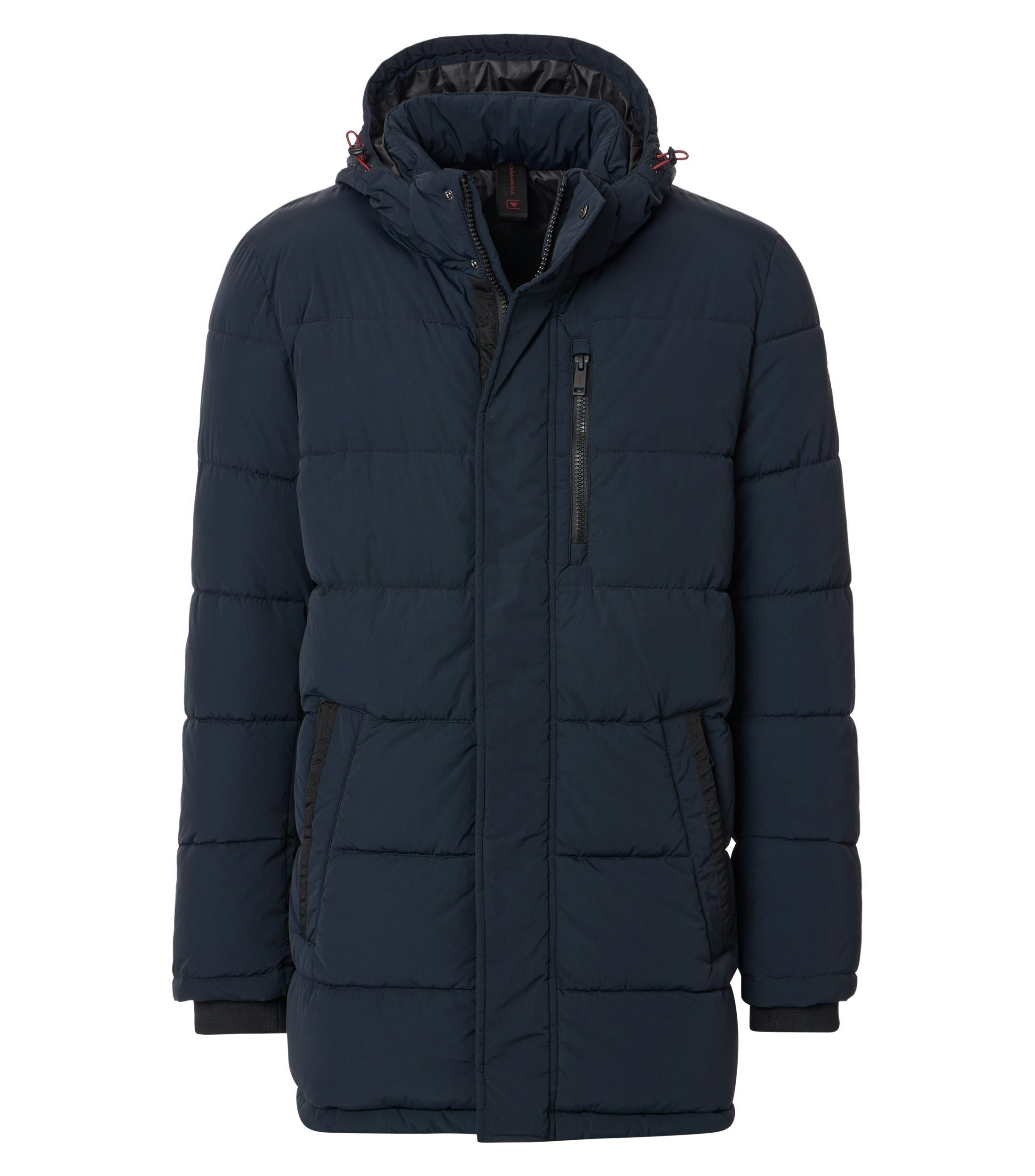 Ein Jacke im uni Muster in der Farbe Dunkelblau