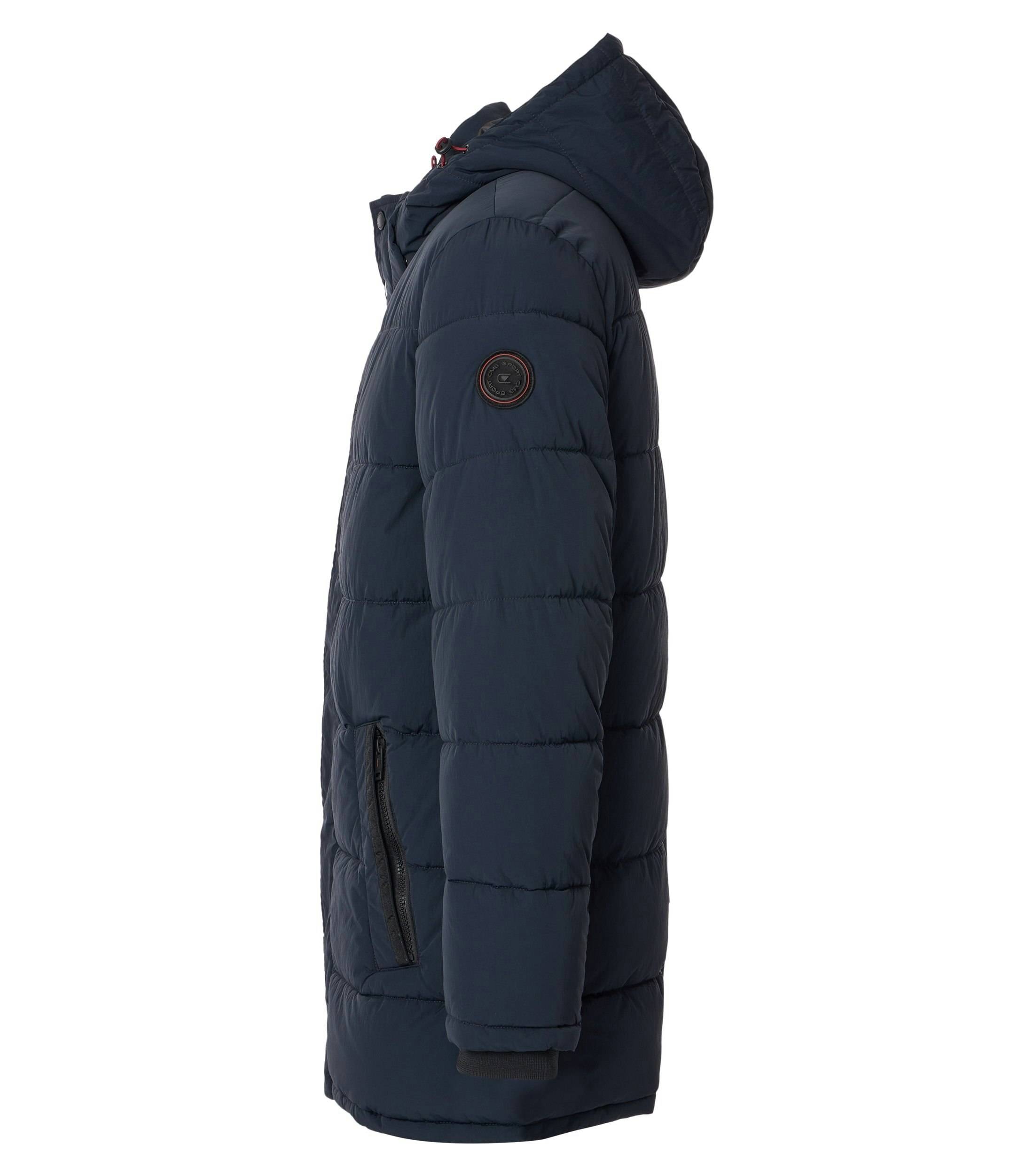 Ein Jacke im uni Muster in der Farbe Dunkelblau