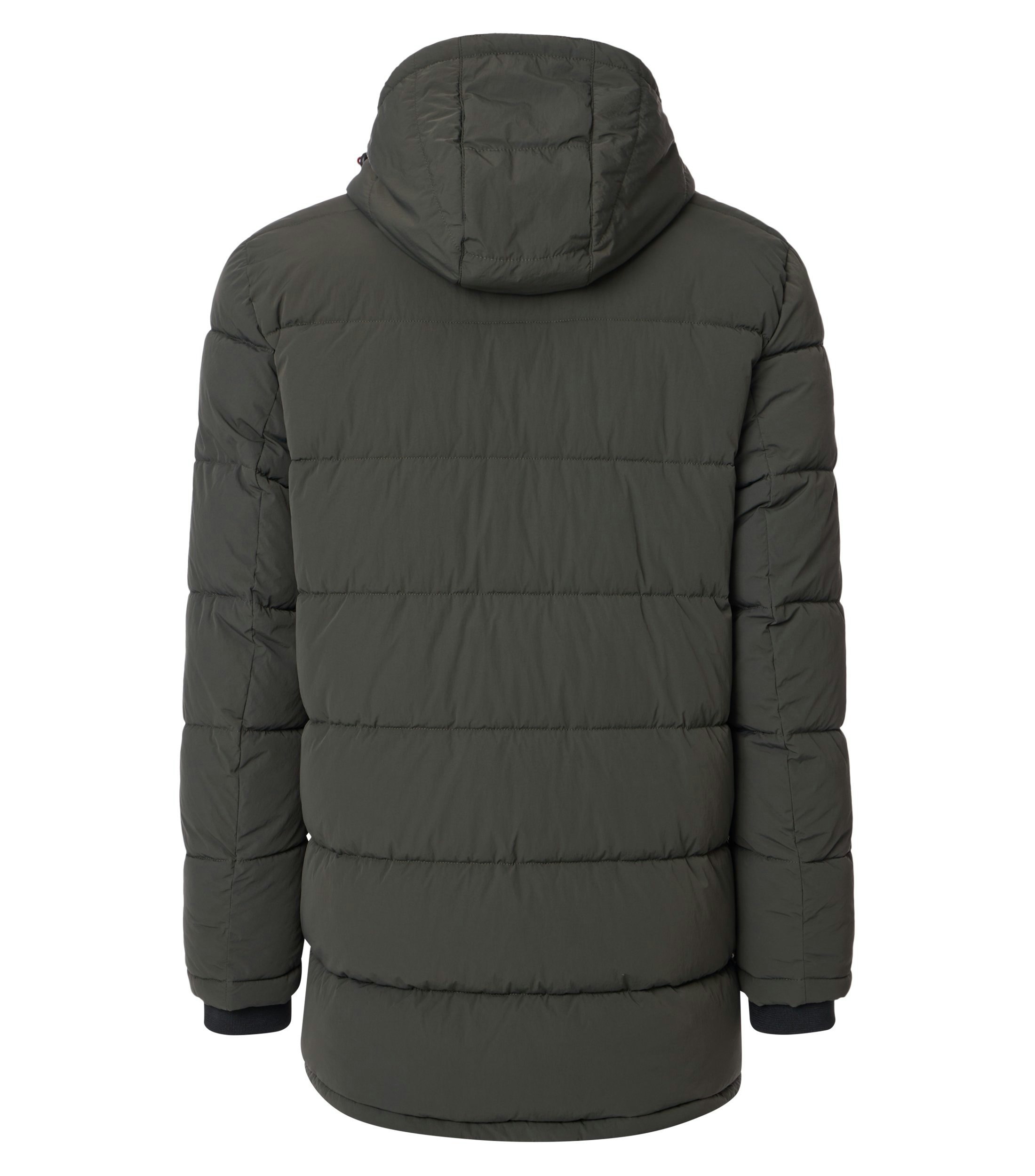 Ein Jacke im uni Muster in der Farbe Dunkelgrün