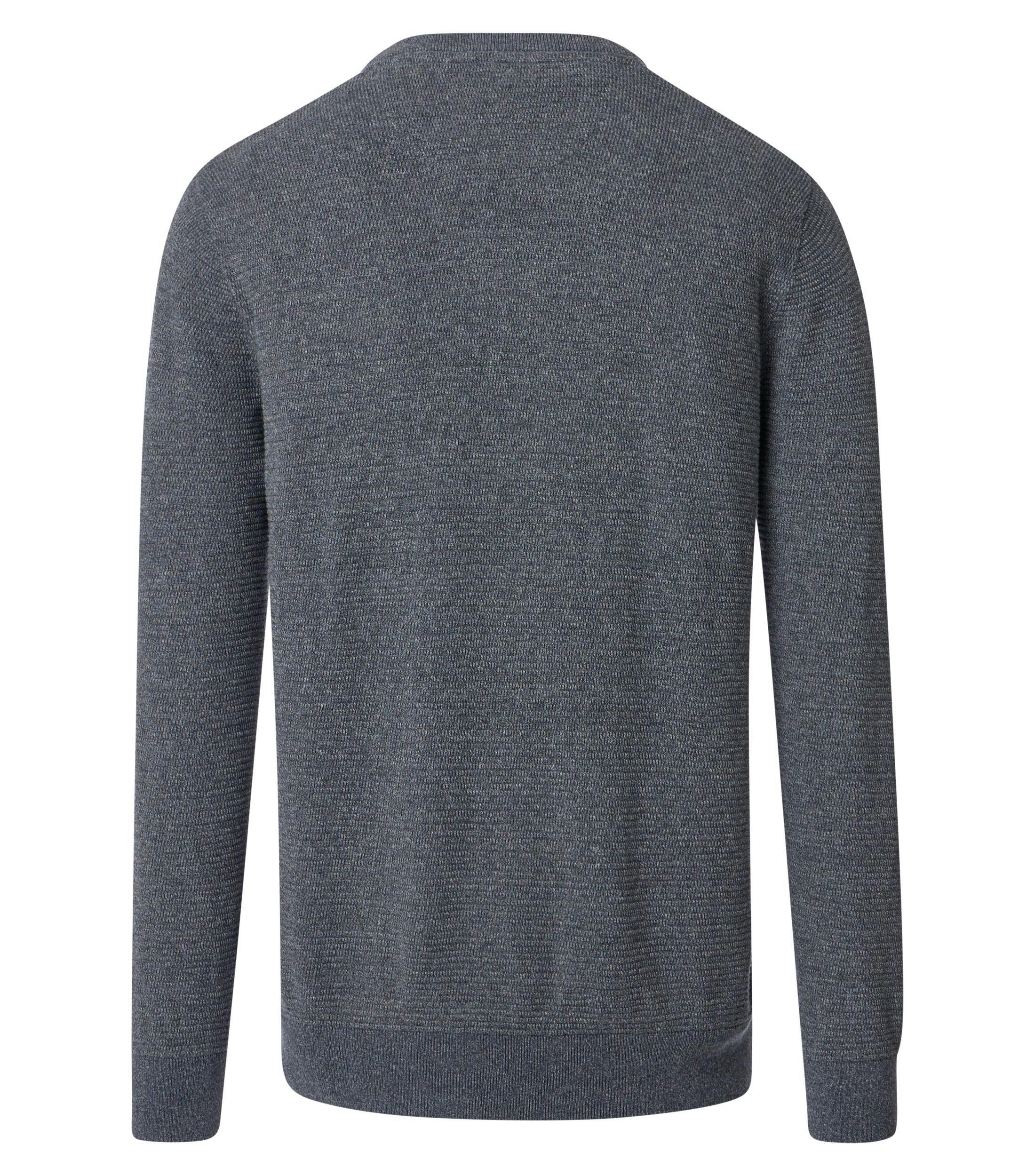 Ein Pullover im uni Muster in der Farbe Grau