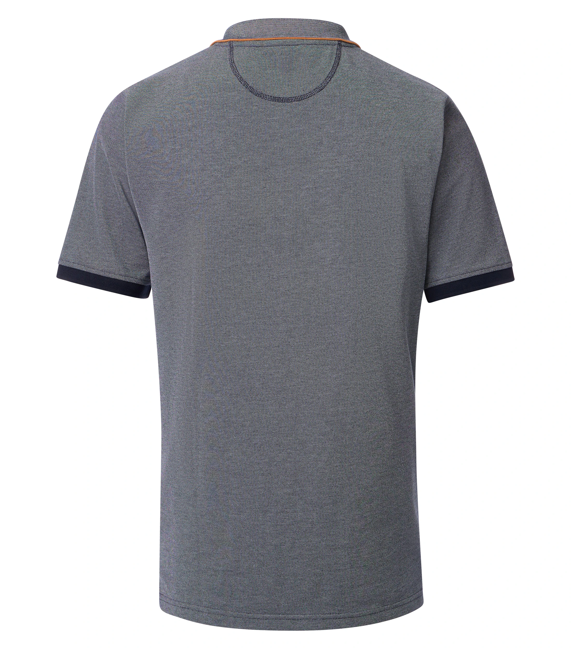 Polo-Shirt im Print-Muster in der Farbe Blau