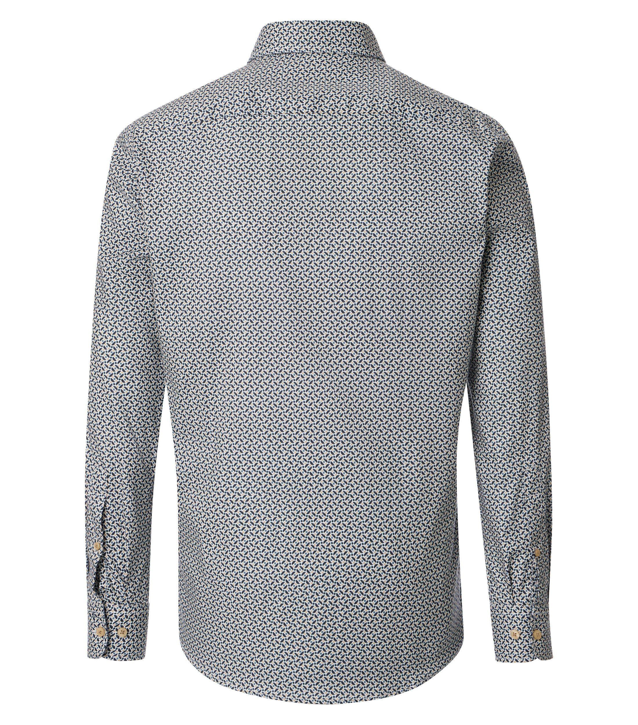 Ein Freizeithemd im Print Muster in der Farbe Grau