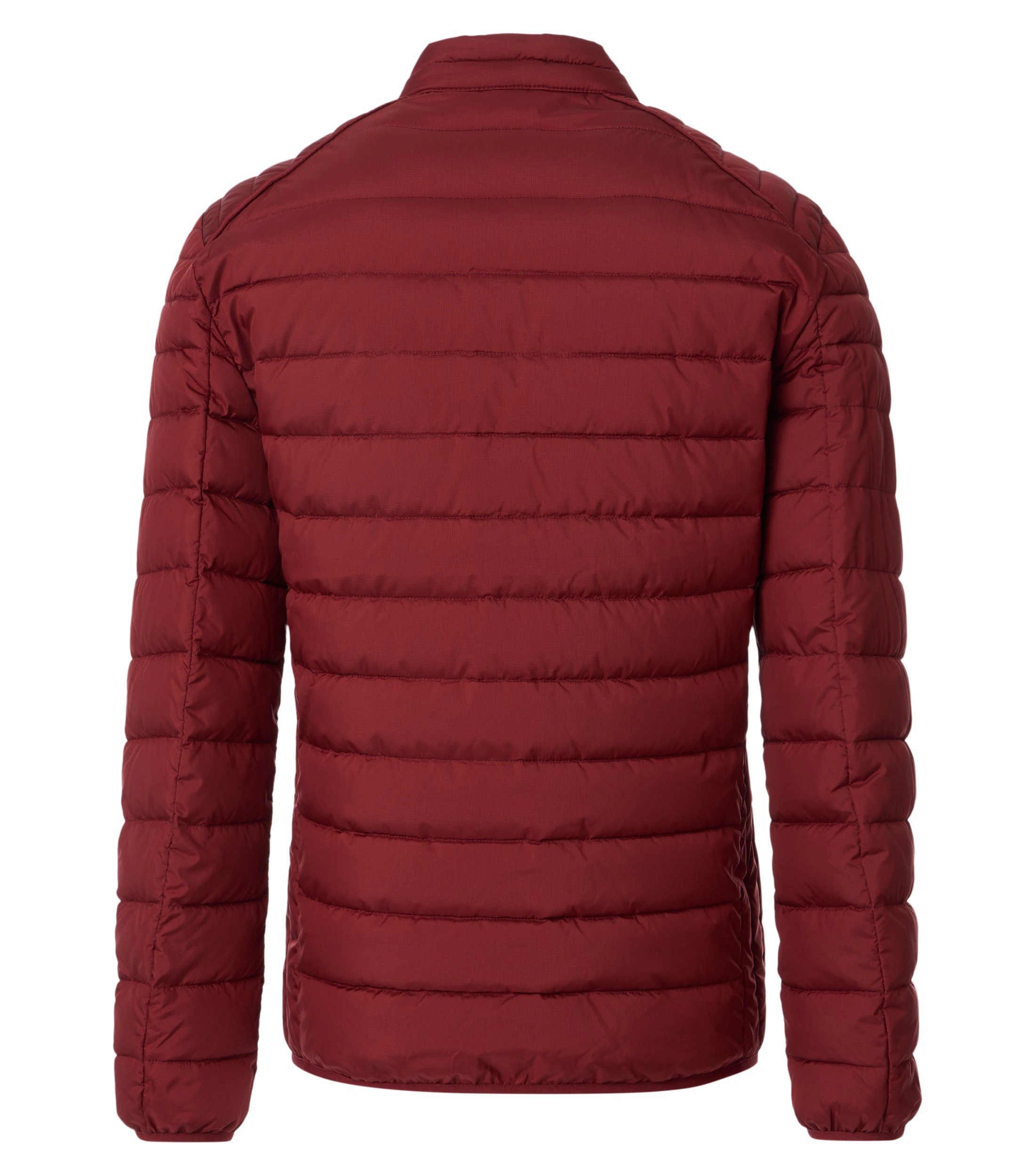 Steppjacke im unifarbenen Design in der Farbe Rot