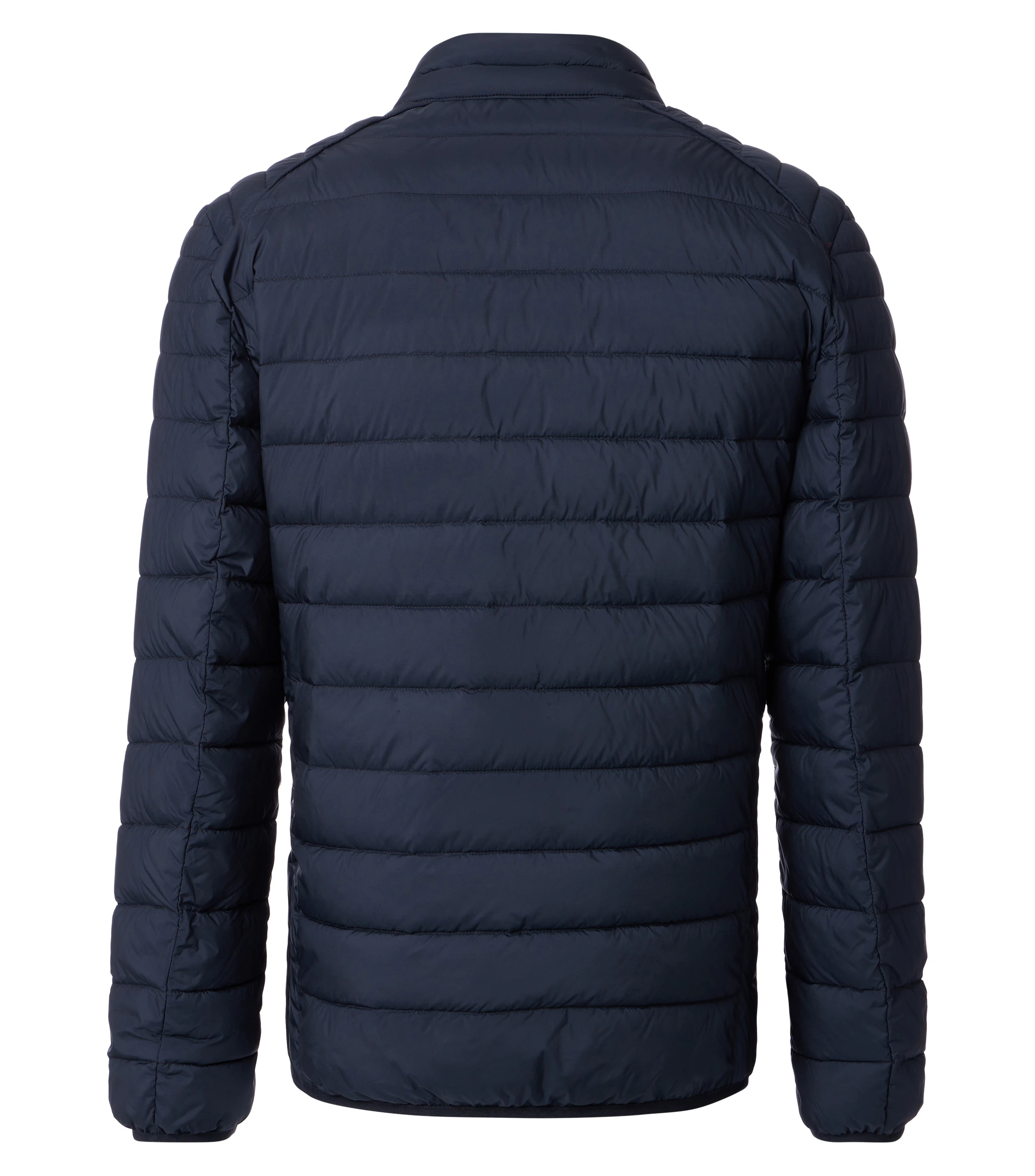 Steppjacke im unifarbenen Design in der Farbe Dunkelblau
