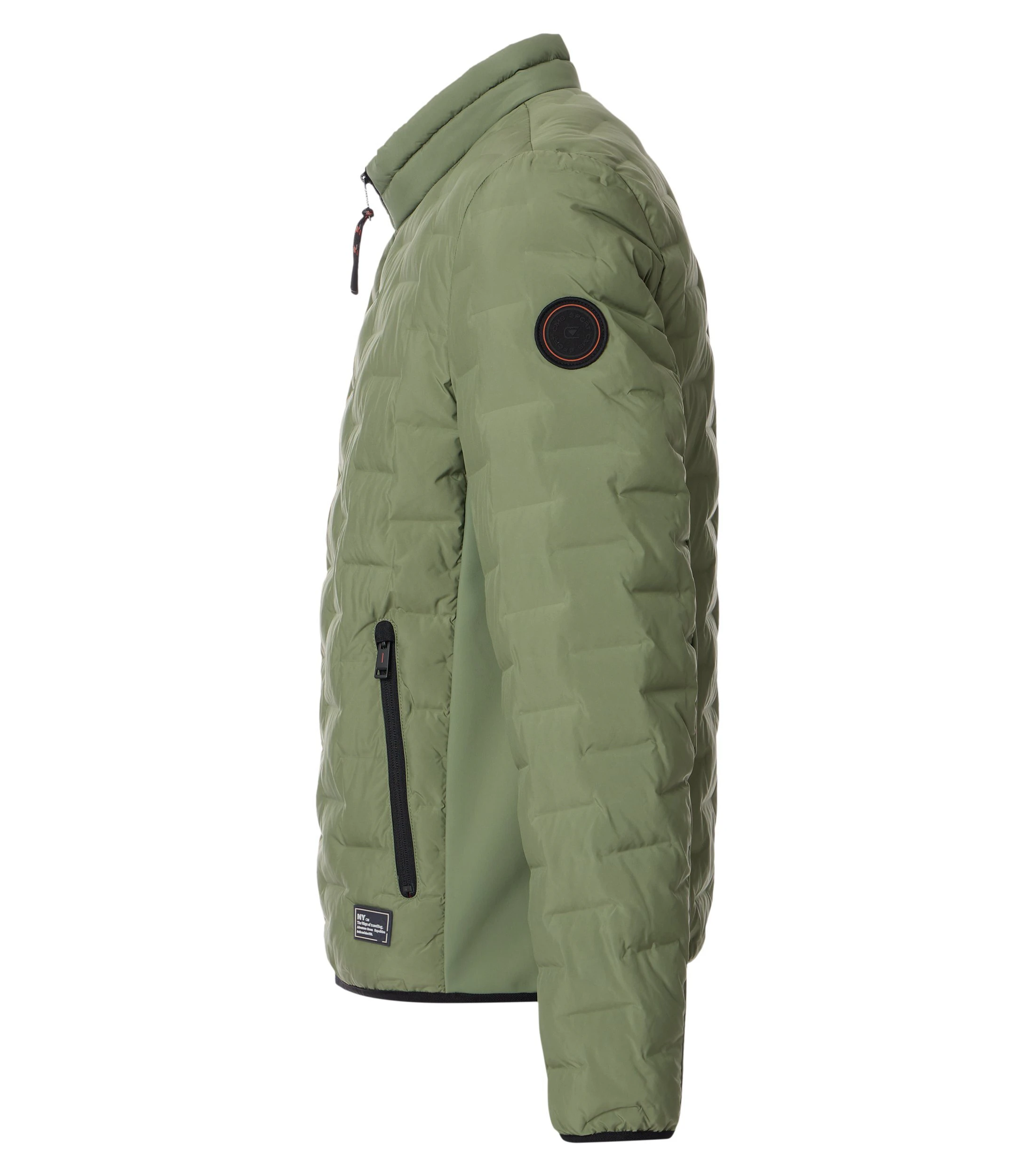 Jacke im unifarbenen Design in der Farbe Hellgrün