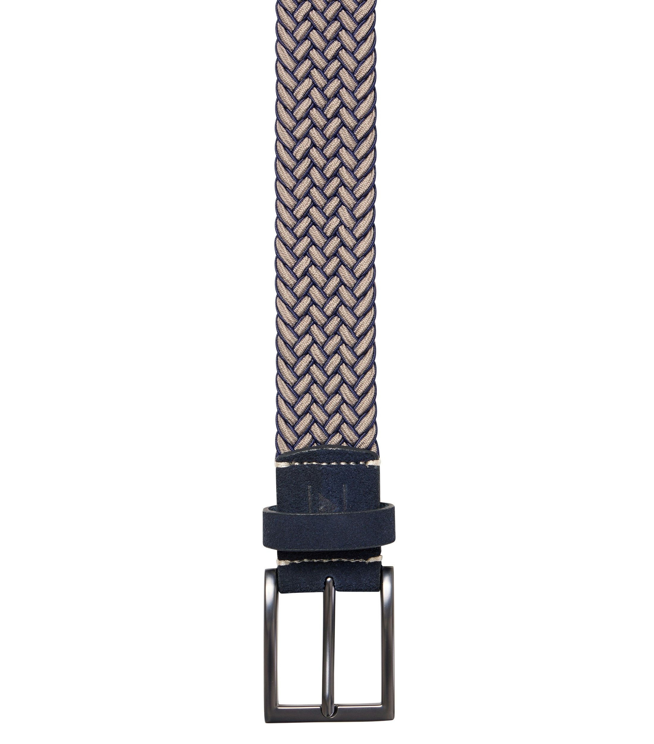 Ein Gürtel im uni Muster in der Farbe Champagner Beige