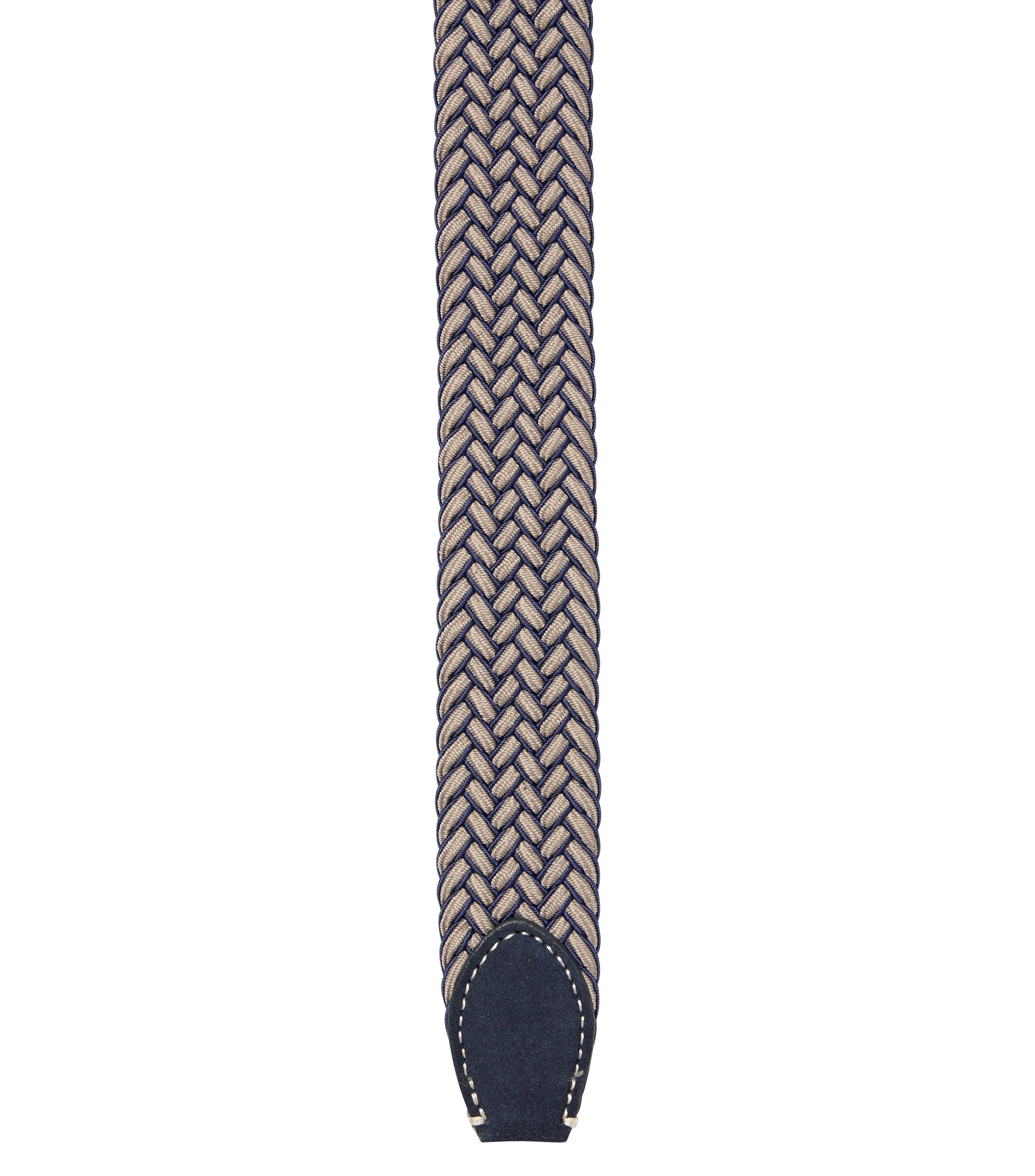 Ein Gürtel im uni Muster in der Farbe Champagner Beige