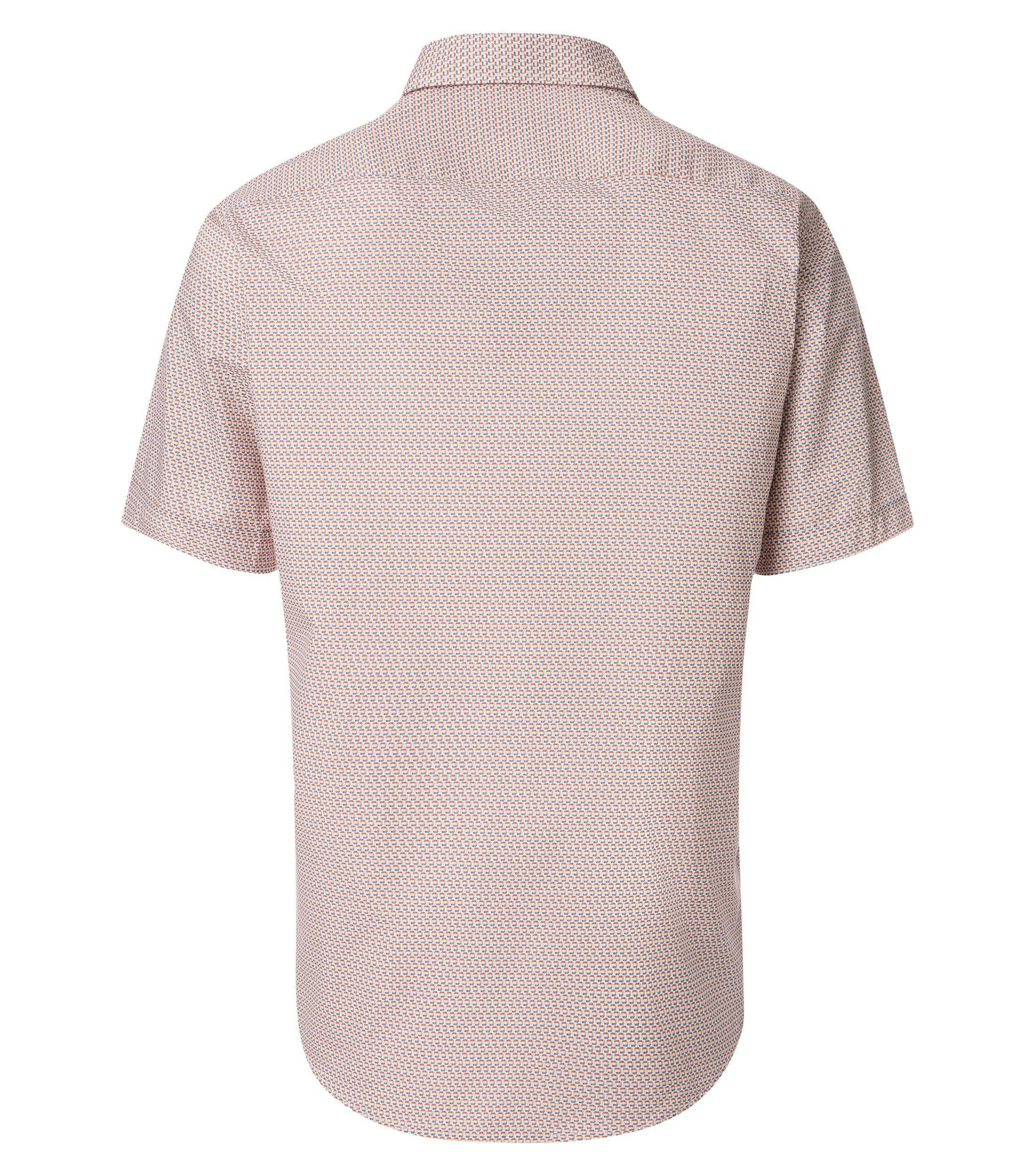 Ein Freizeithemd im Print Muster in der Farbe Rosarot