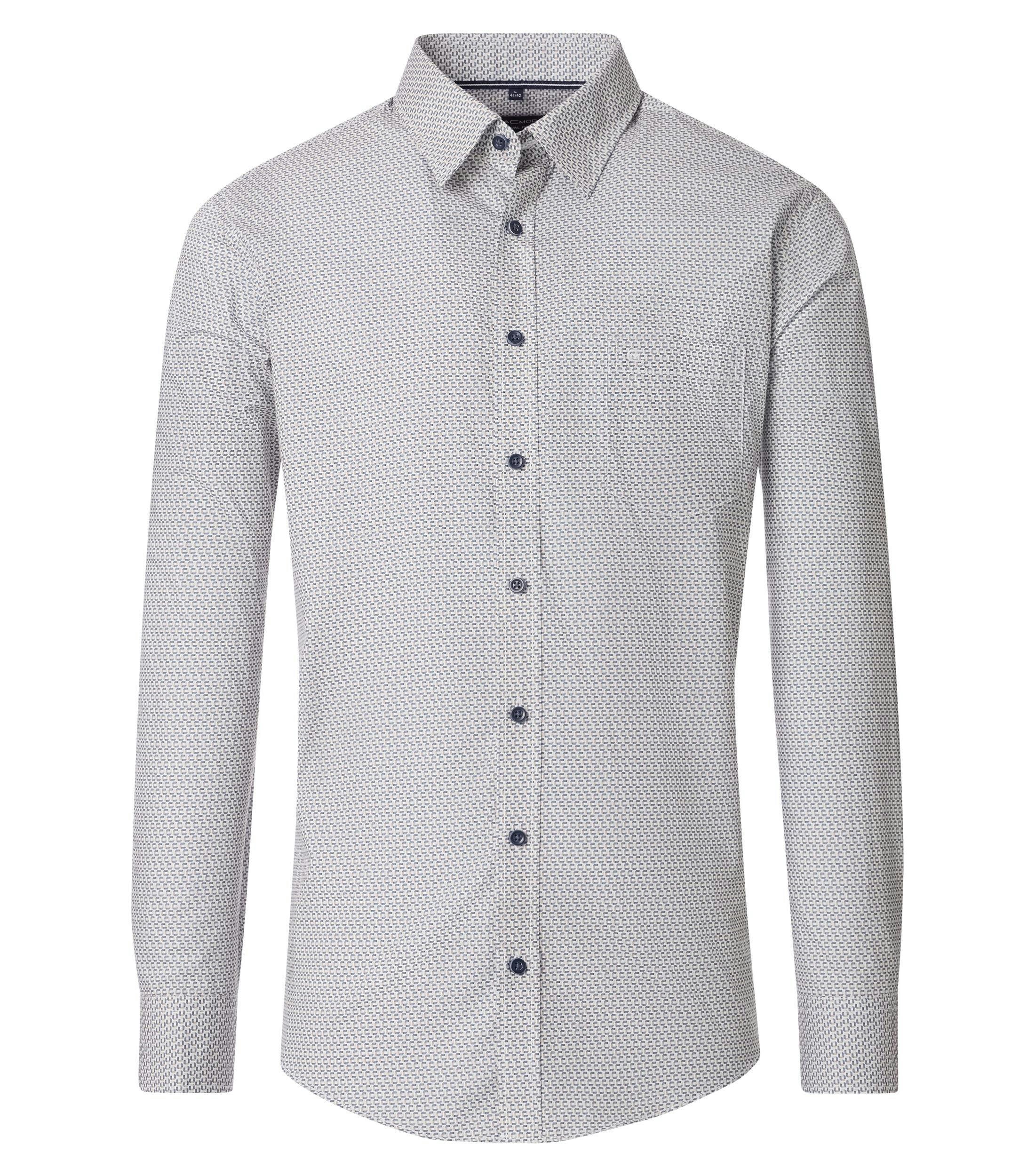 Ein Freizeithemd im Print Muster in der Farbe Grau