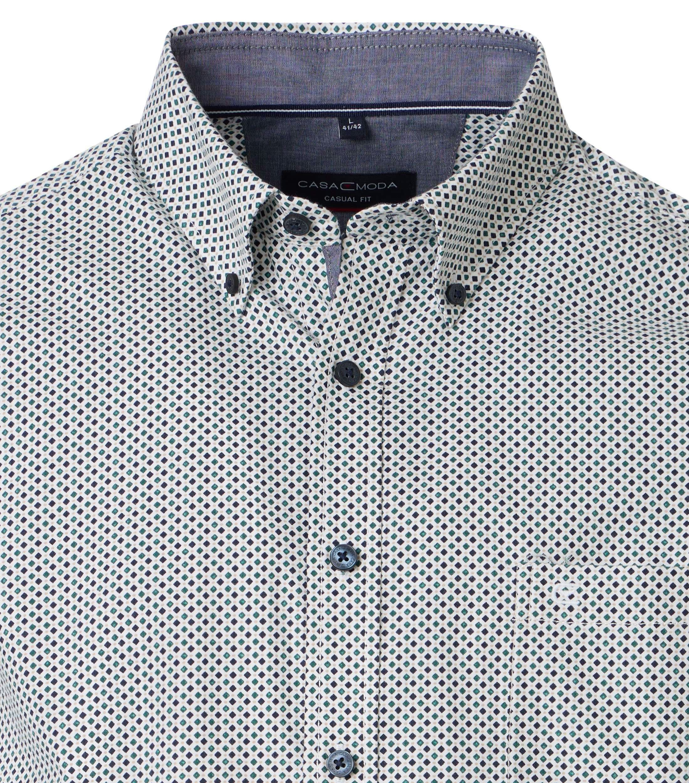 Ein Freizeithemd im Print Muster in der Farbe Blau