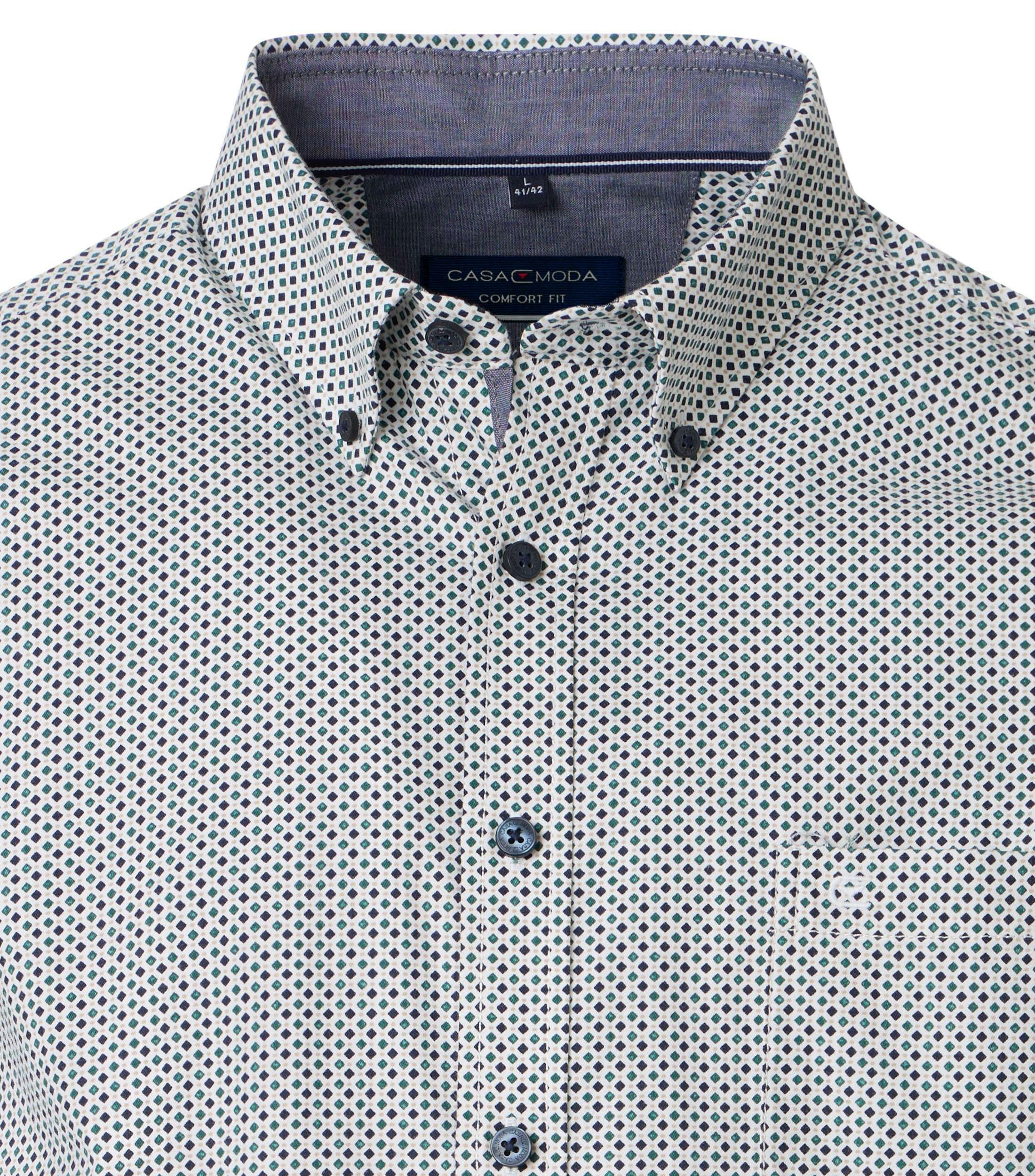 Ein Freizeithemd im Print Muster in der Farbe Blau